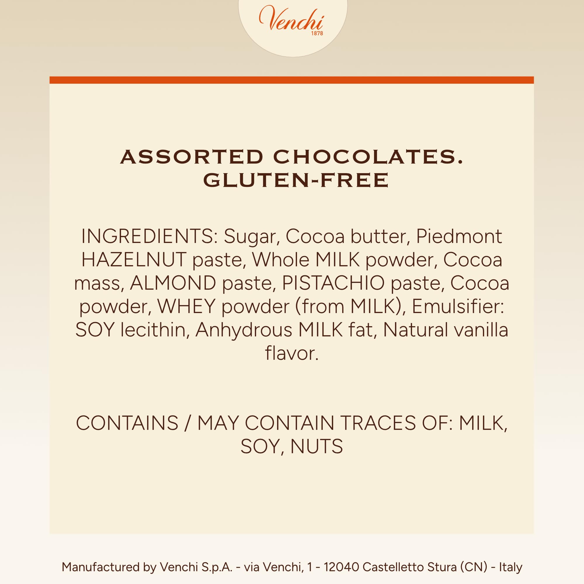 Venchi Cremini Chocolates Mini Book - Assorted Dark, Pistachio & Venezuela, 127g, Gluten Free 10