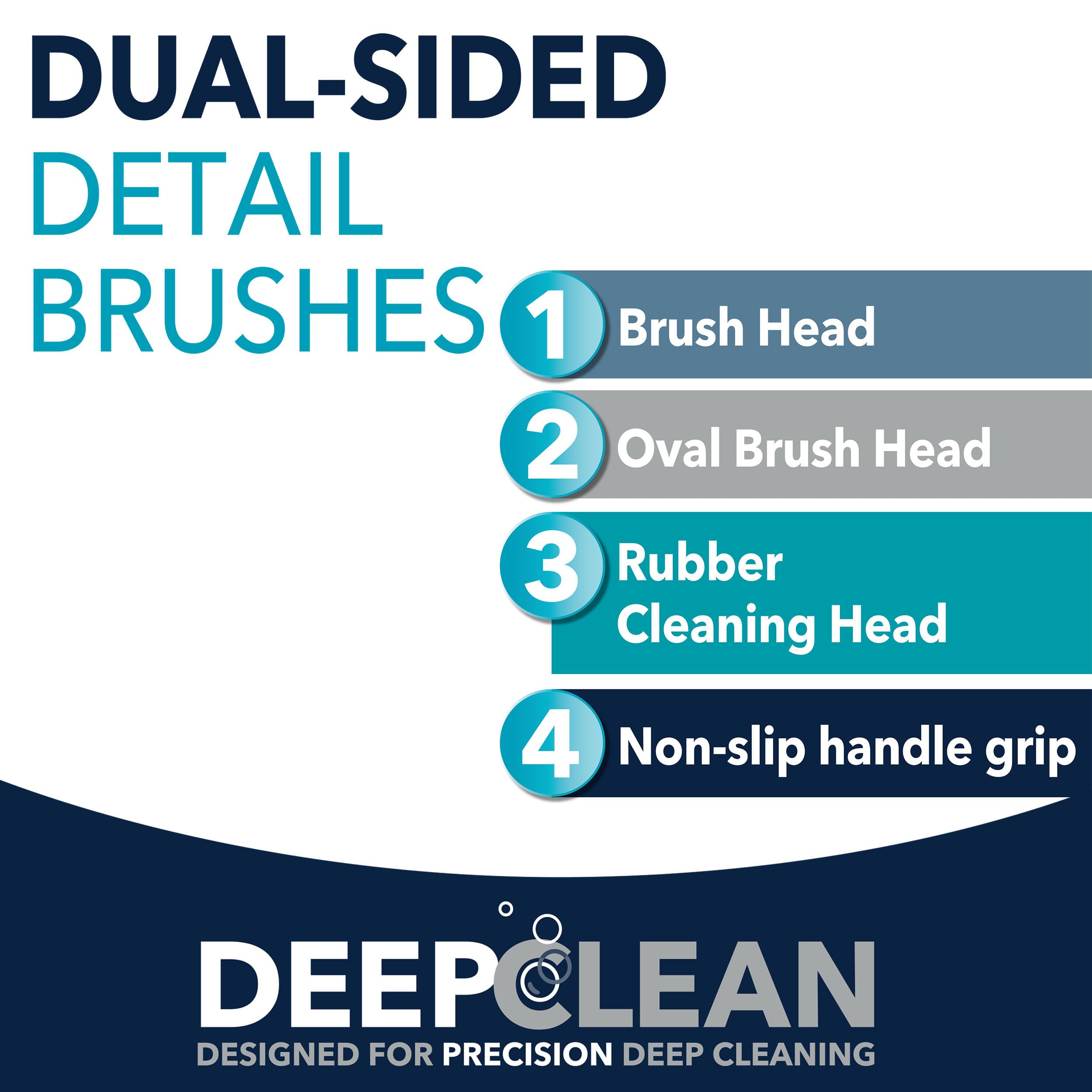 Beldray - Deep Clean Dual-Sided Detail Brushes for Kitchen and Home Cleaning 6