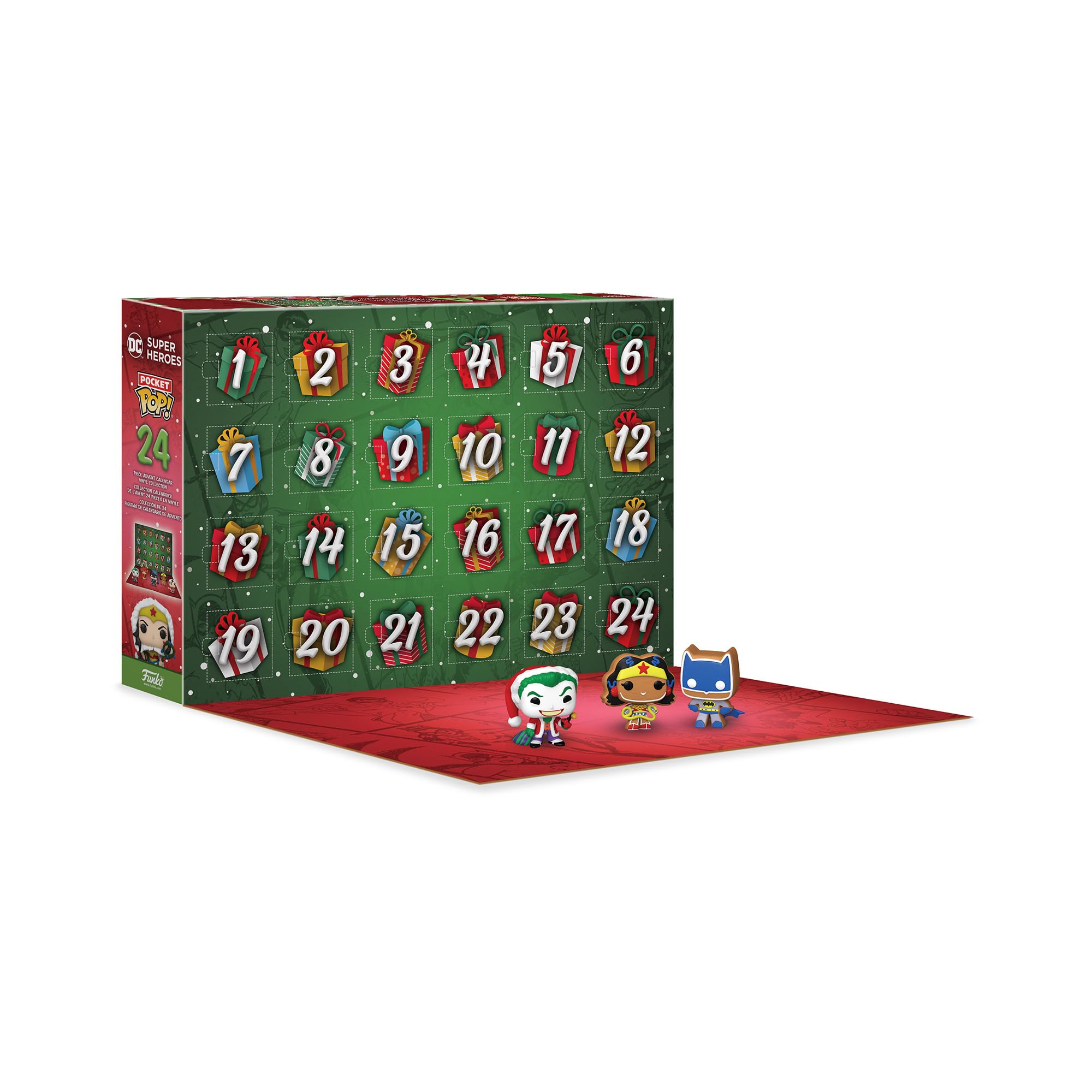 Funko Pocket Pop! DC Comics - Superman Advent Calendar 2023 - 24 Days of Surprise Vinyl Mini Figures - Holiday Countdown Gift 4