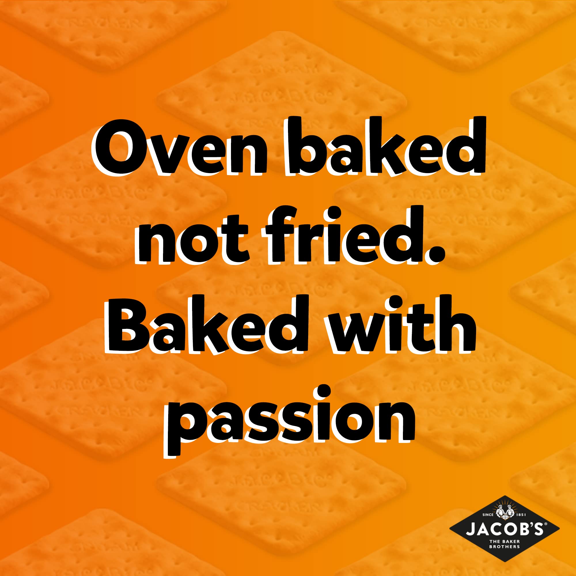 Jacob's Original Cream Crackers, 2 x 200 g (Twin Pack), 400 g Total