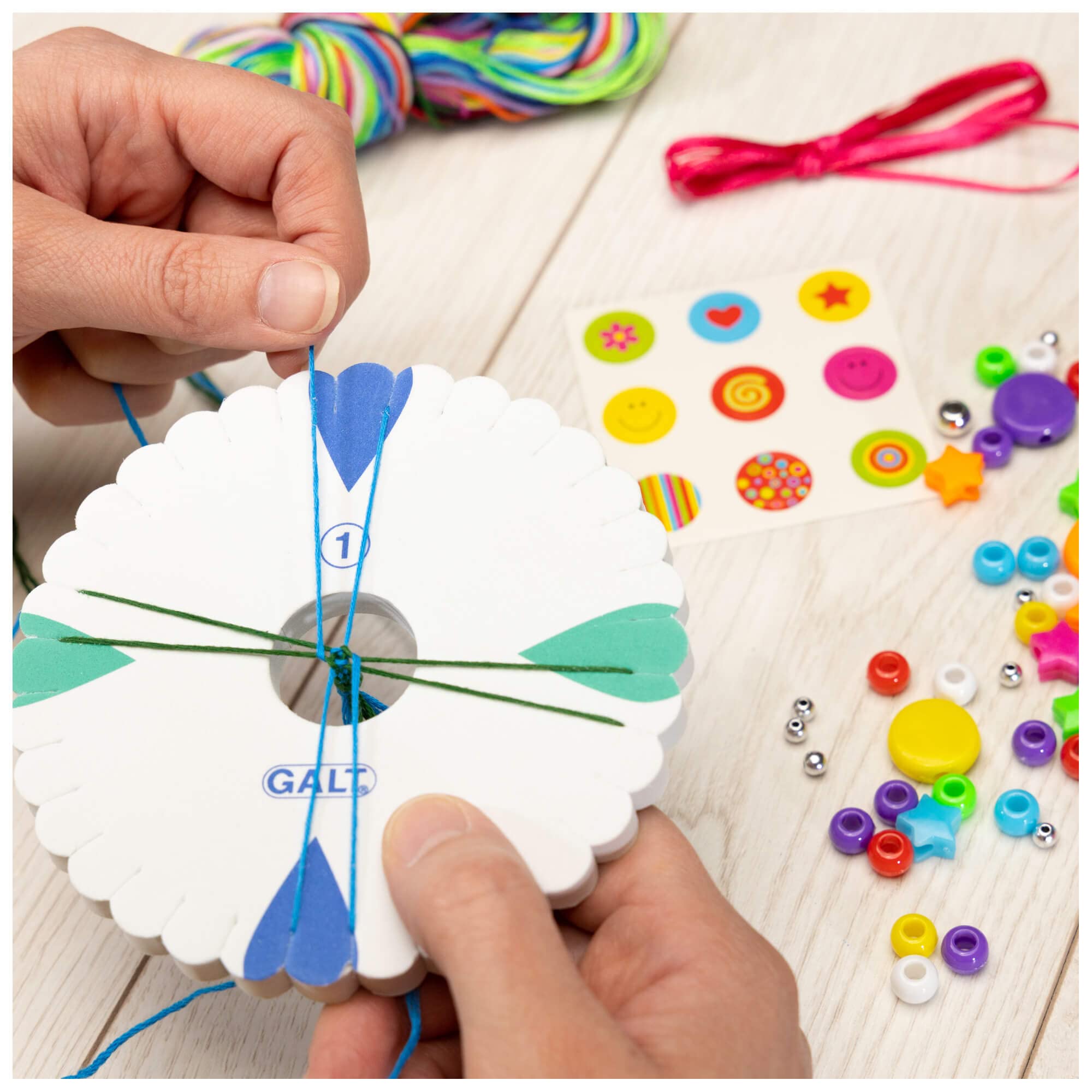 Galt Toys Friendship Bracelets Craft Kit - Plaited & Woven Bracelet Making for Kids Ages 7+ 6