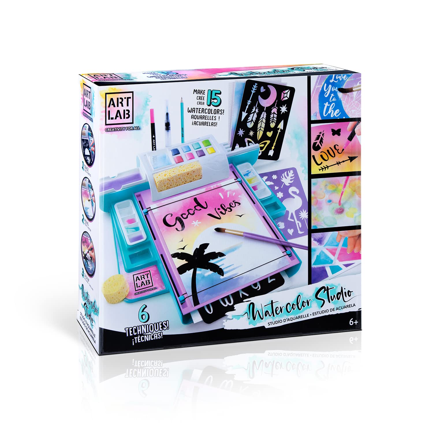 Art Lab ART 009 Watercolour Studio - Complete Art Set for Kids 6+ 14