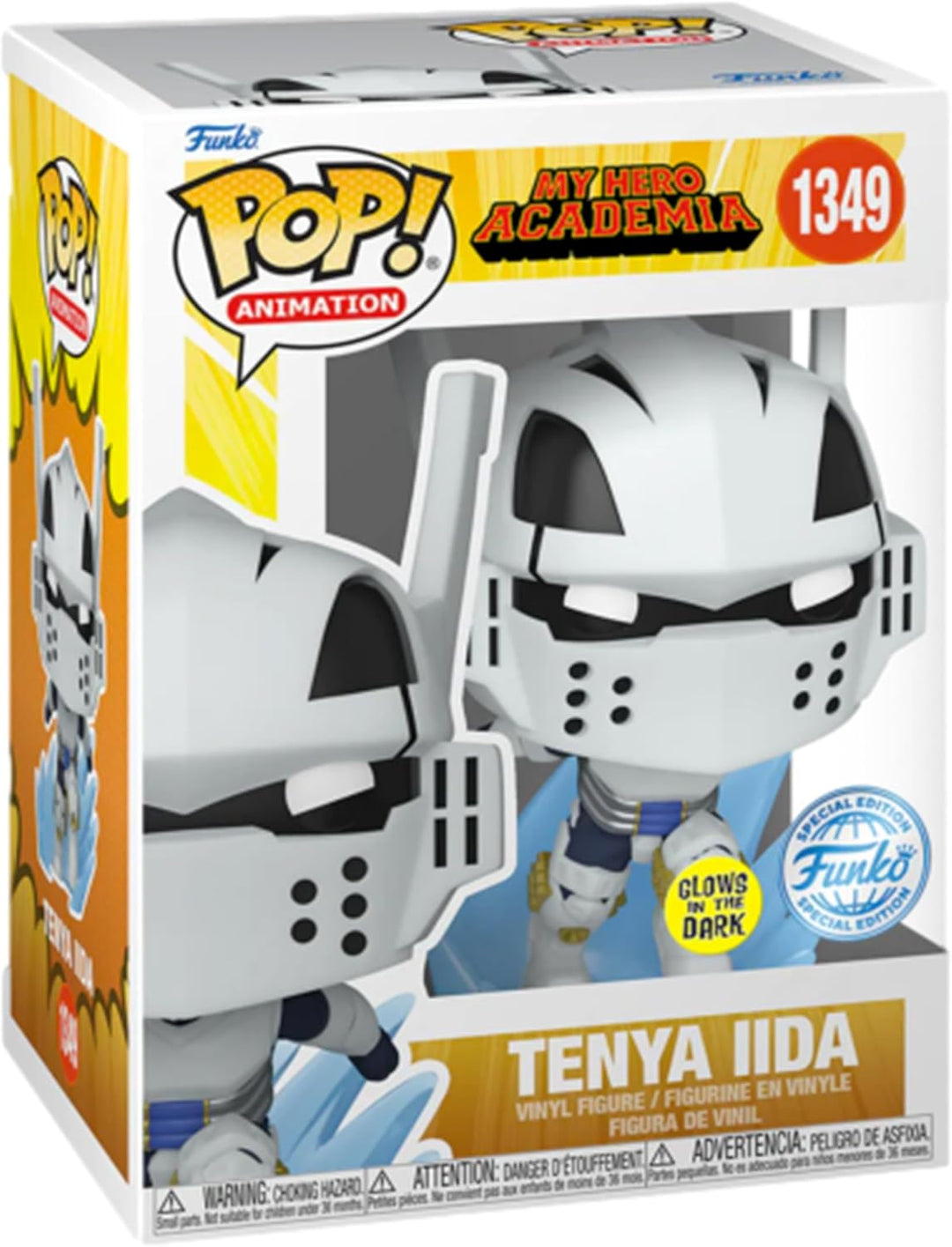 Funko Pop! Animation My Hero Academia - Tenya Iida Vinyl Figure (Glow in the Dark)