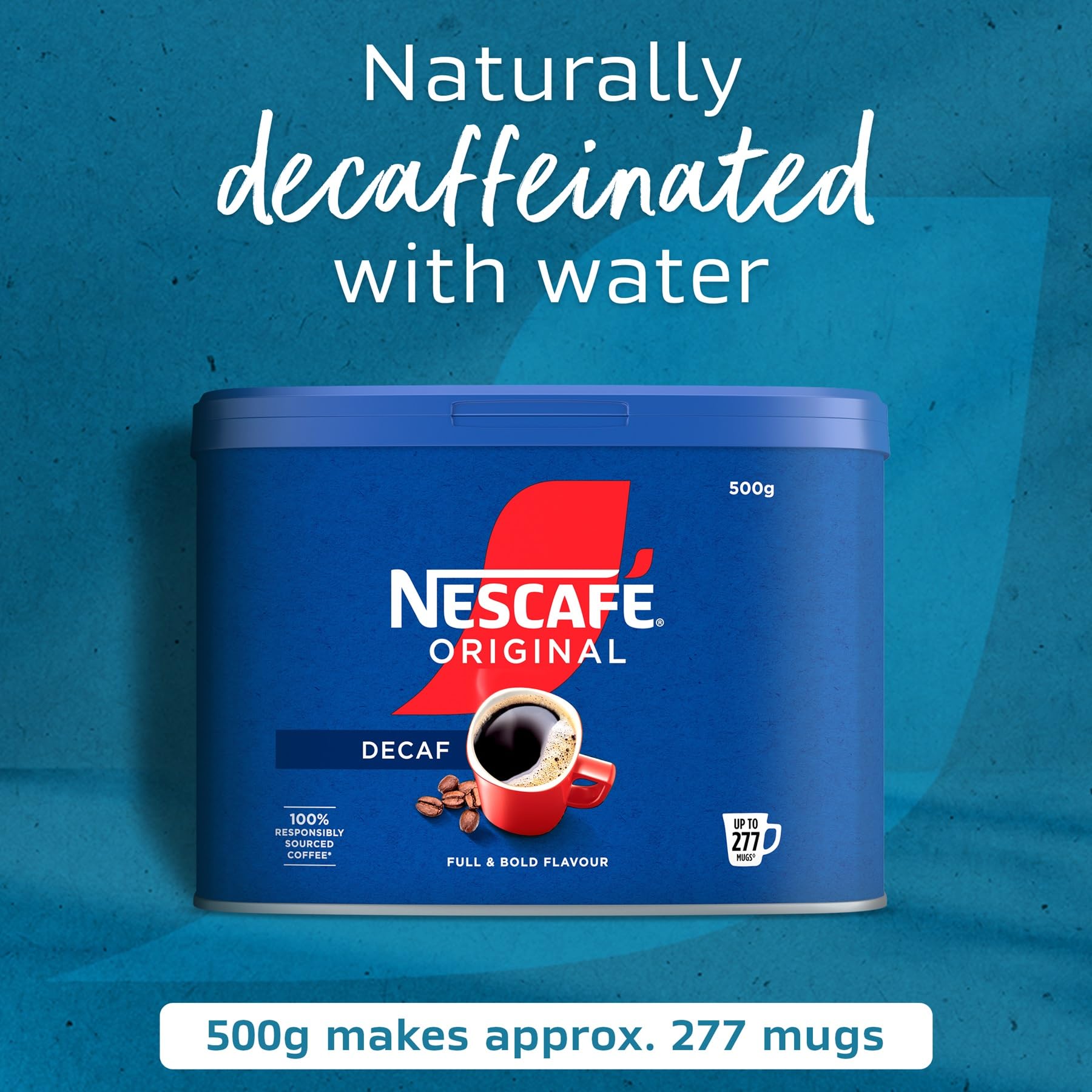 Nescafe - Original Decaf Instant Coffee Granules 500g 8