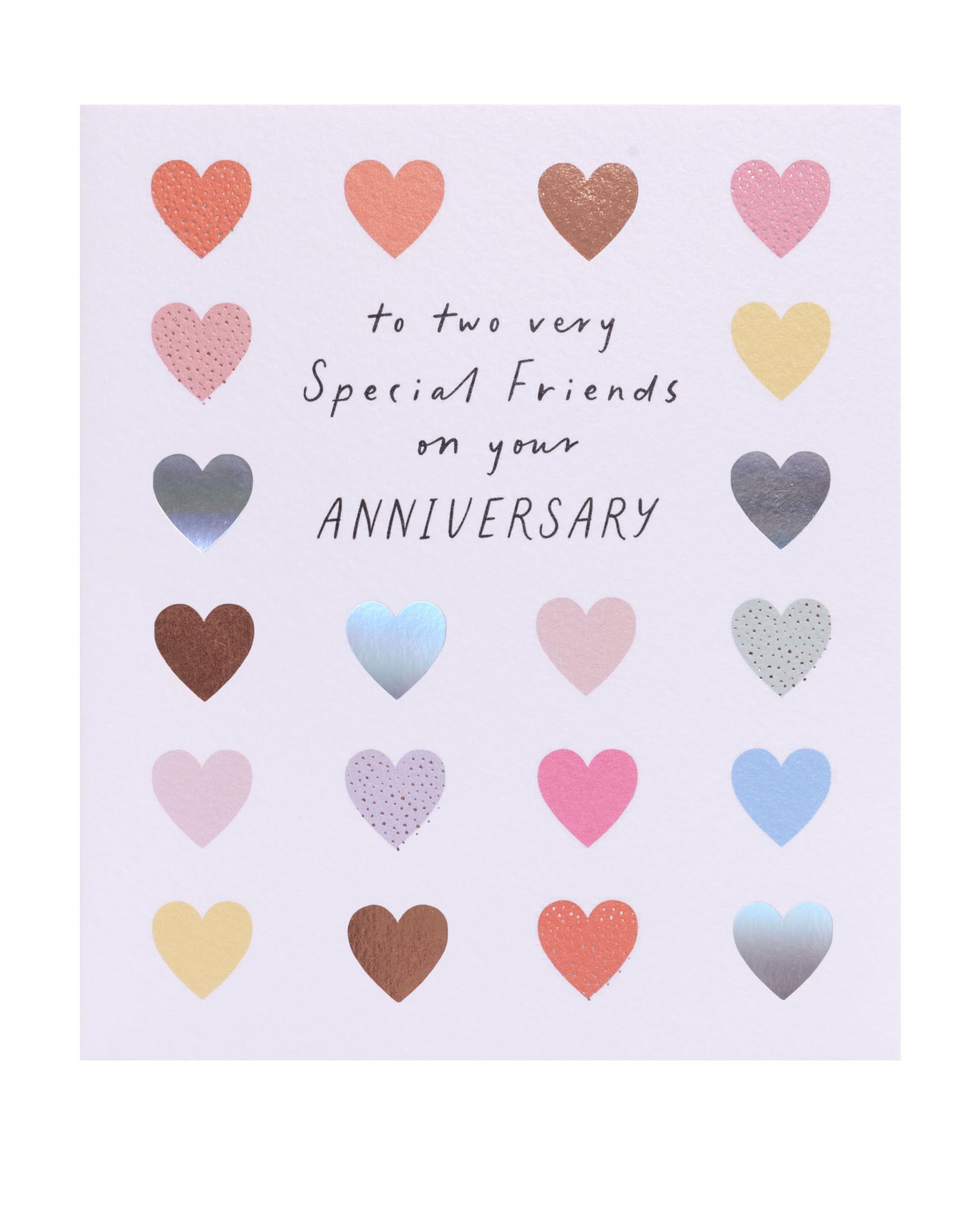 UK Greetings Anniversary Card for Special Friends | 159mm x 184mm