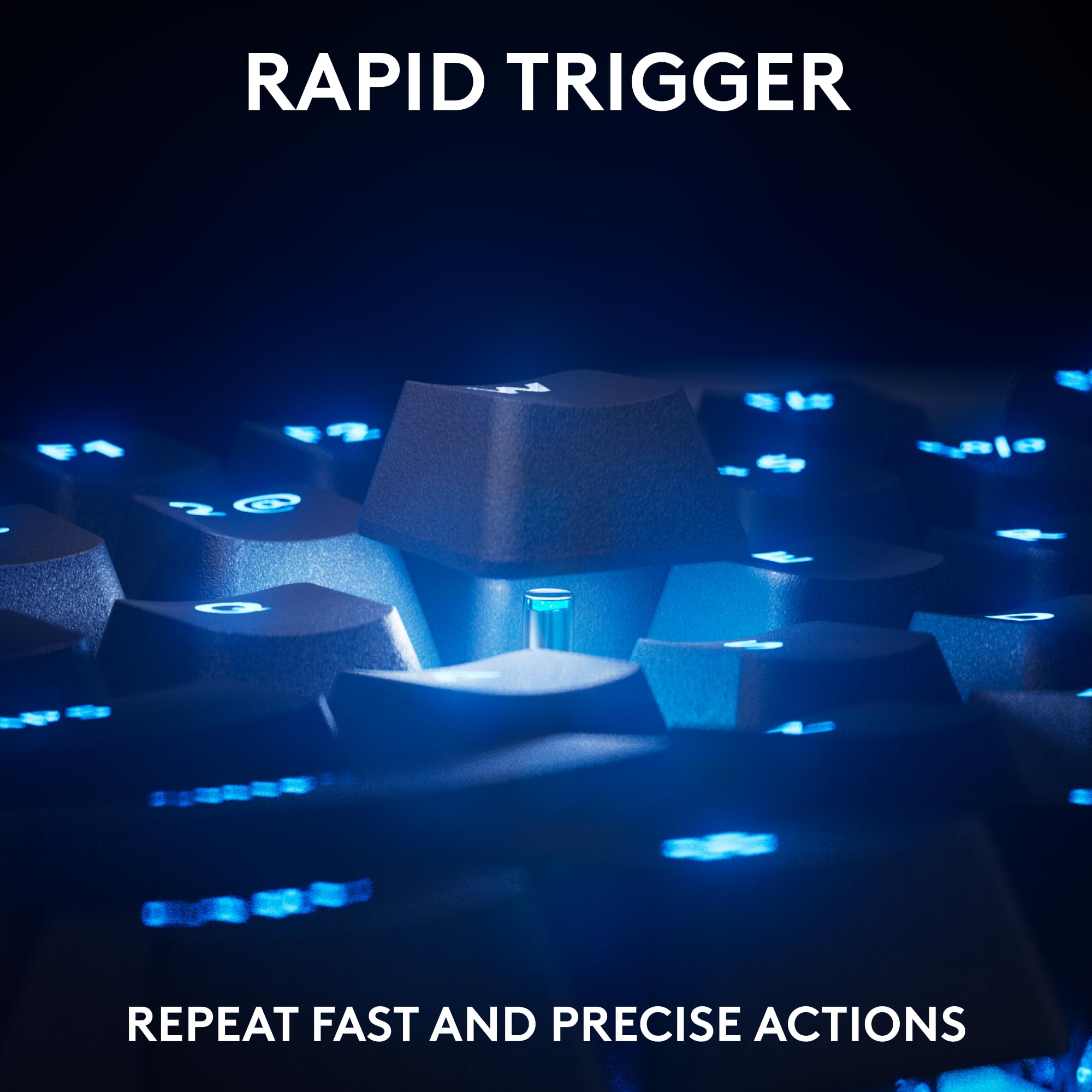 Logitech G PRO X TKL RAPID Tenkeyless Wired Gaming Keyboard with Magnetic Analog Switches | Black | RGB 3