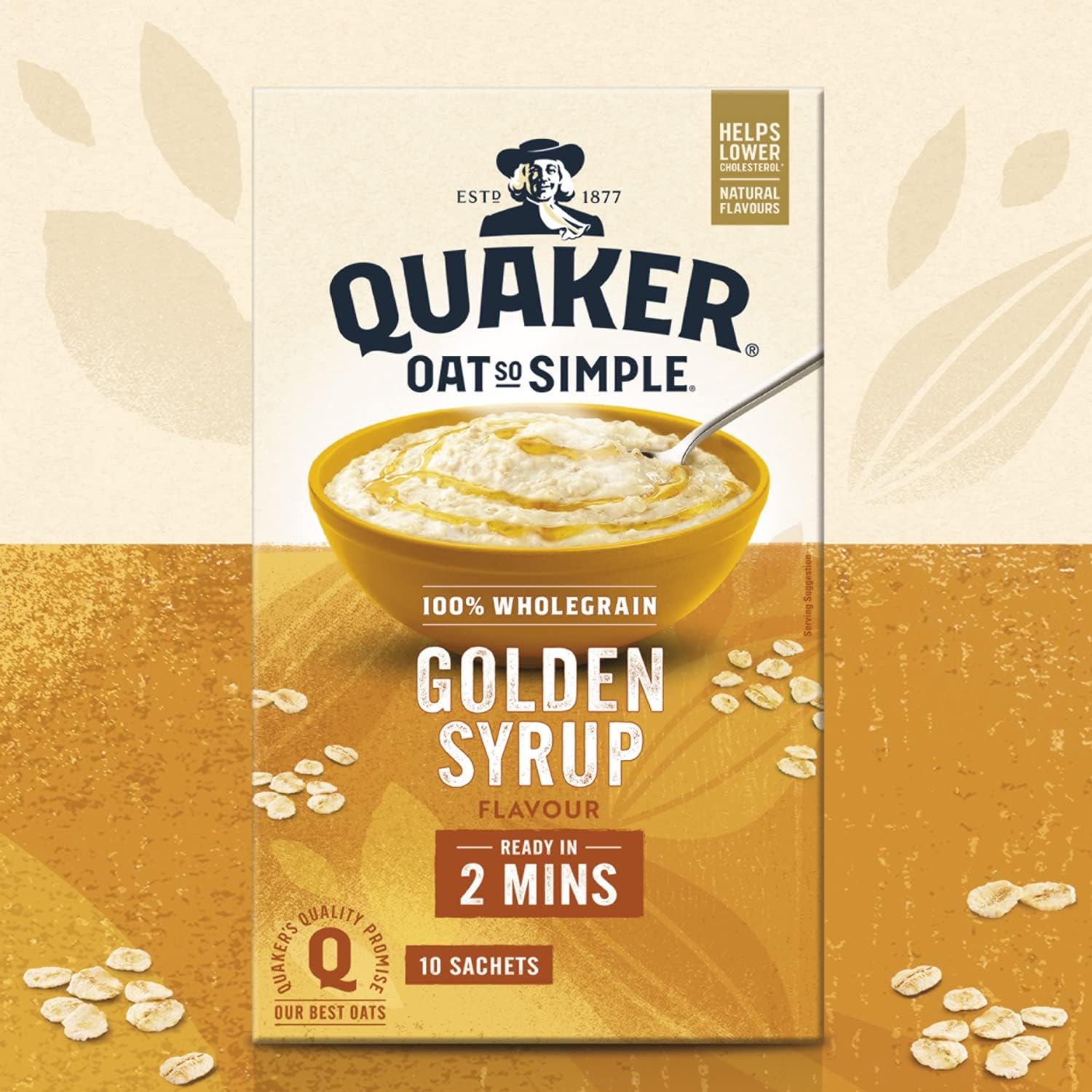 Quaker Oat So Simple Golden Syrup Porridge, 10 x 36g 11