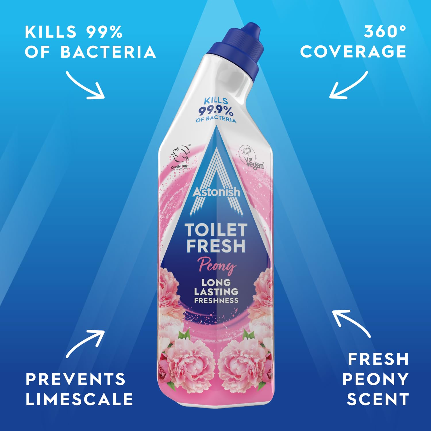 Astonish - Peony Toilet Fresh Gel Toilet Cleaner 4