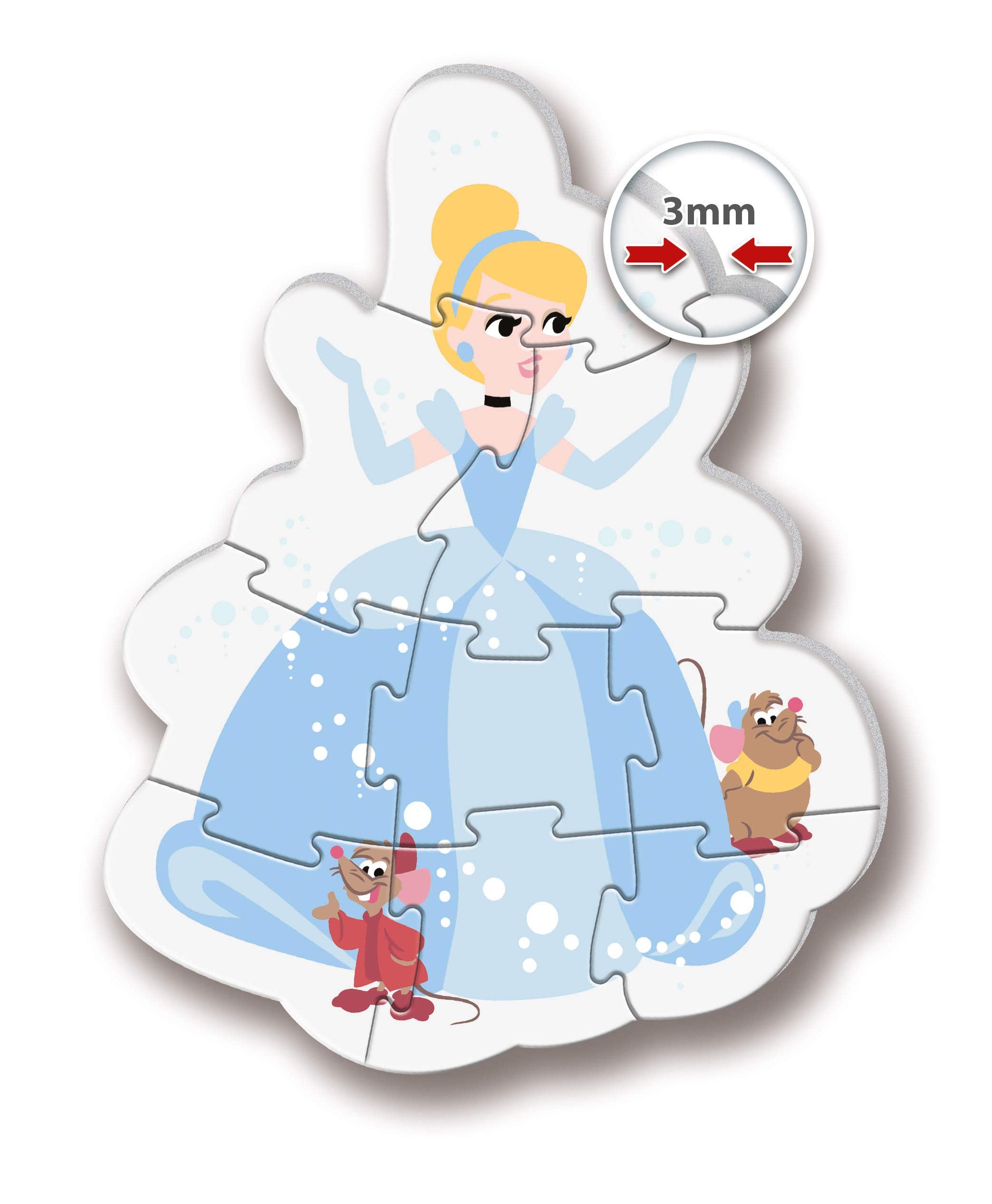 Clementoni My First Puzzle - Disney Princess 3-6-9-12 Piece Jigsaw Set 3