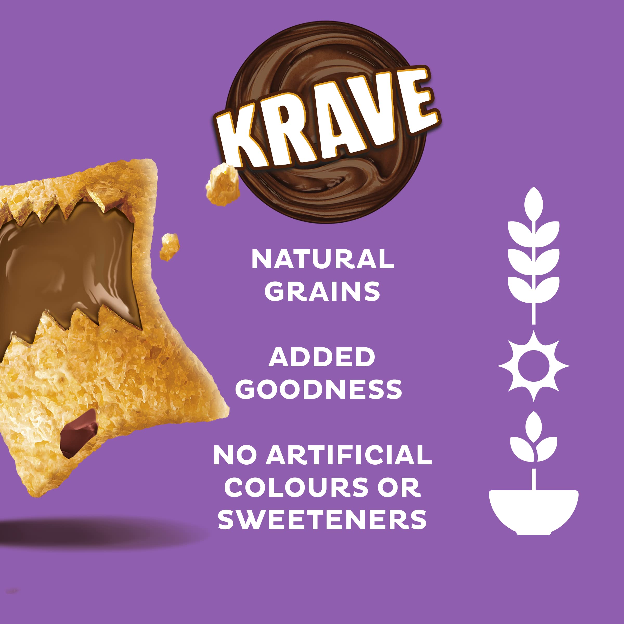 Kellogg's Krave Milk Chocolate Breakfast Cereal, 750g