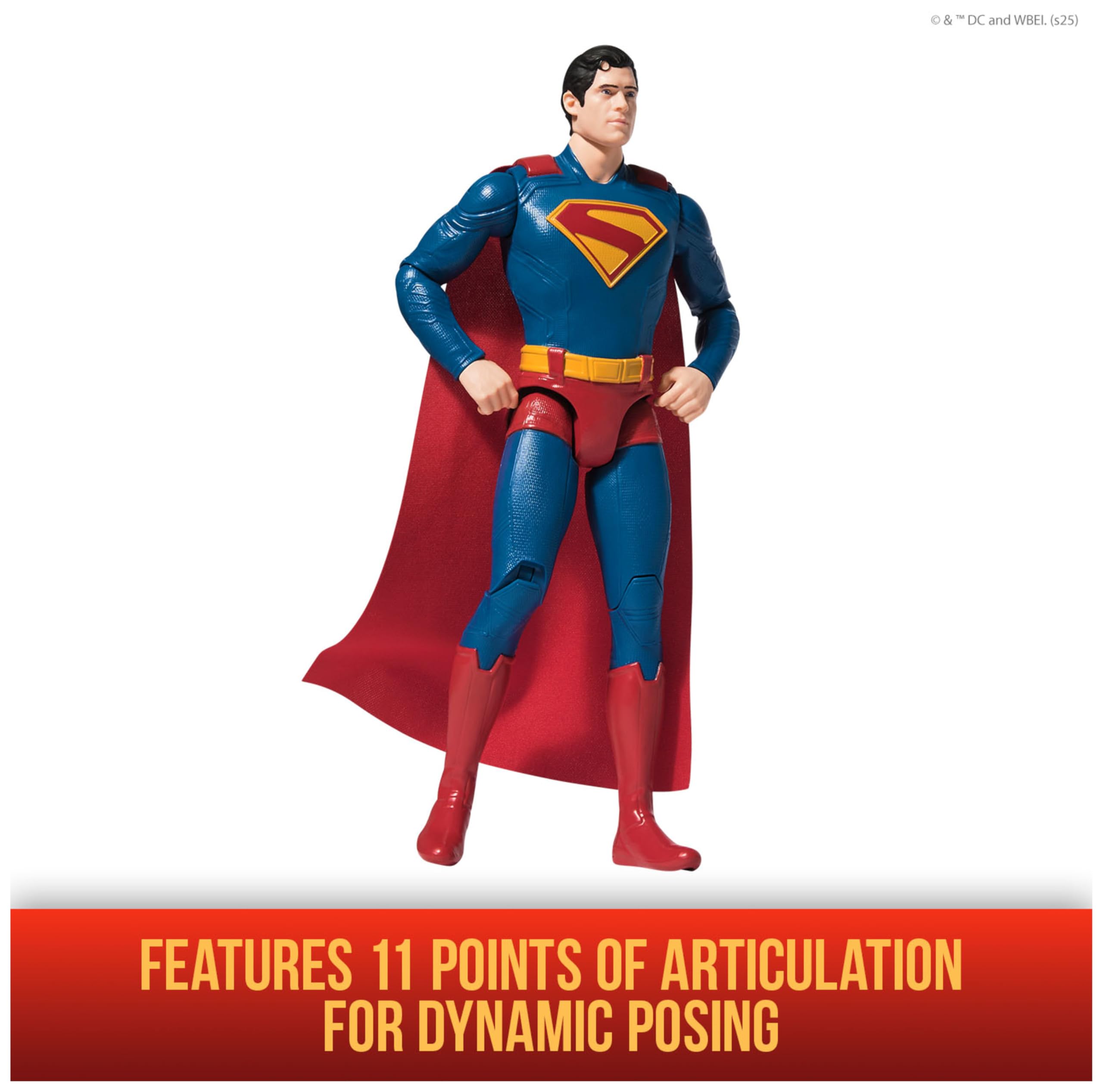 DC Comics Superman 30-cm Action Figure - 11-Point Articulation for Kids Ages 4+ 3