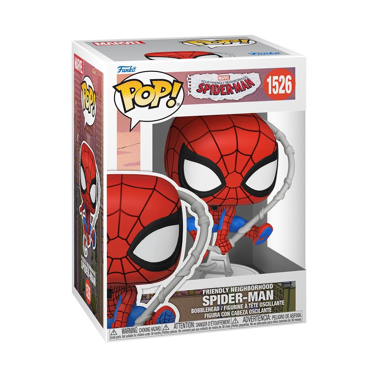 Funko Pop! Doctor Strange - Friendly Neighborhood Spider-Man (Final Suit) Vinyl Figure | 3.75 Inches 1