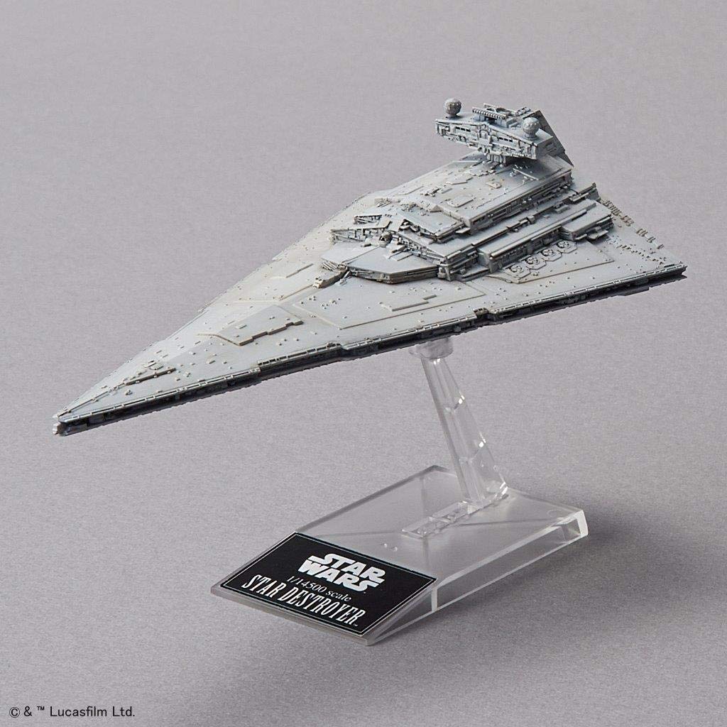 BANDAI Revell 01207 Star Wars Death Star II & Imperial Star Destroyer Model Kit | Level 5 5