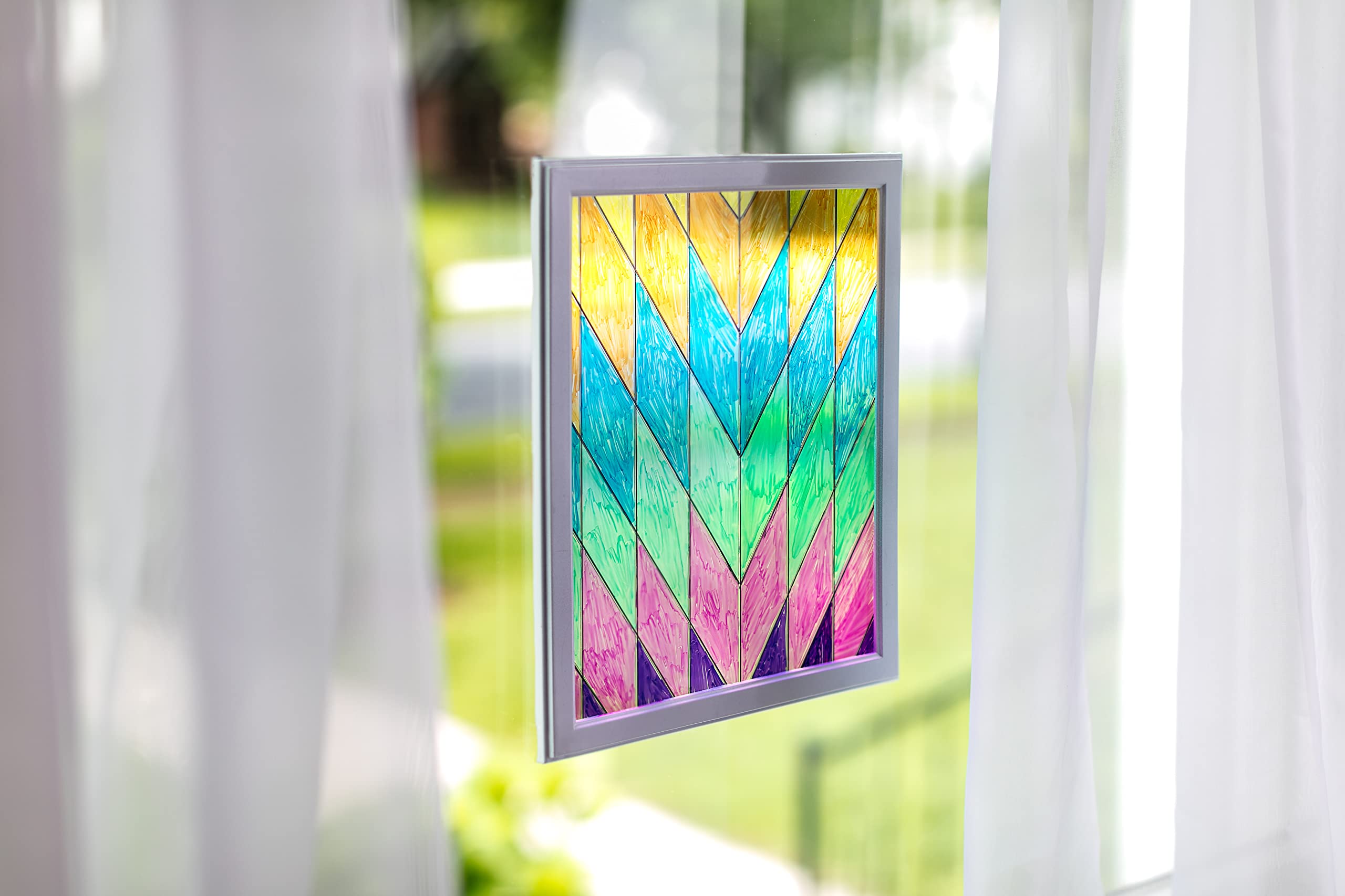 Crayola 58-8165 Window Markers - 8 Count Washable Window Art Set 9