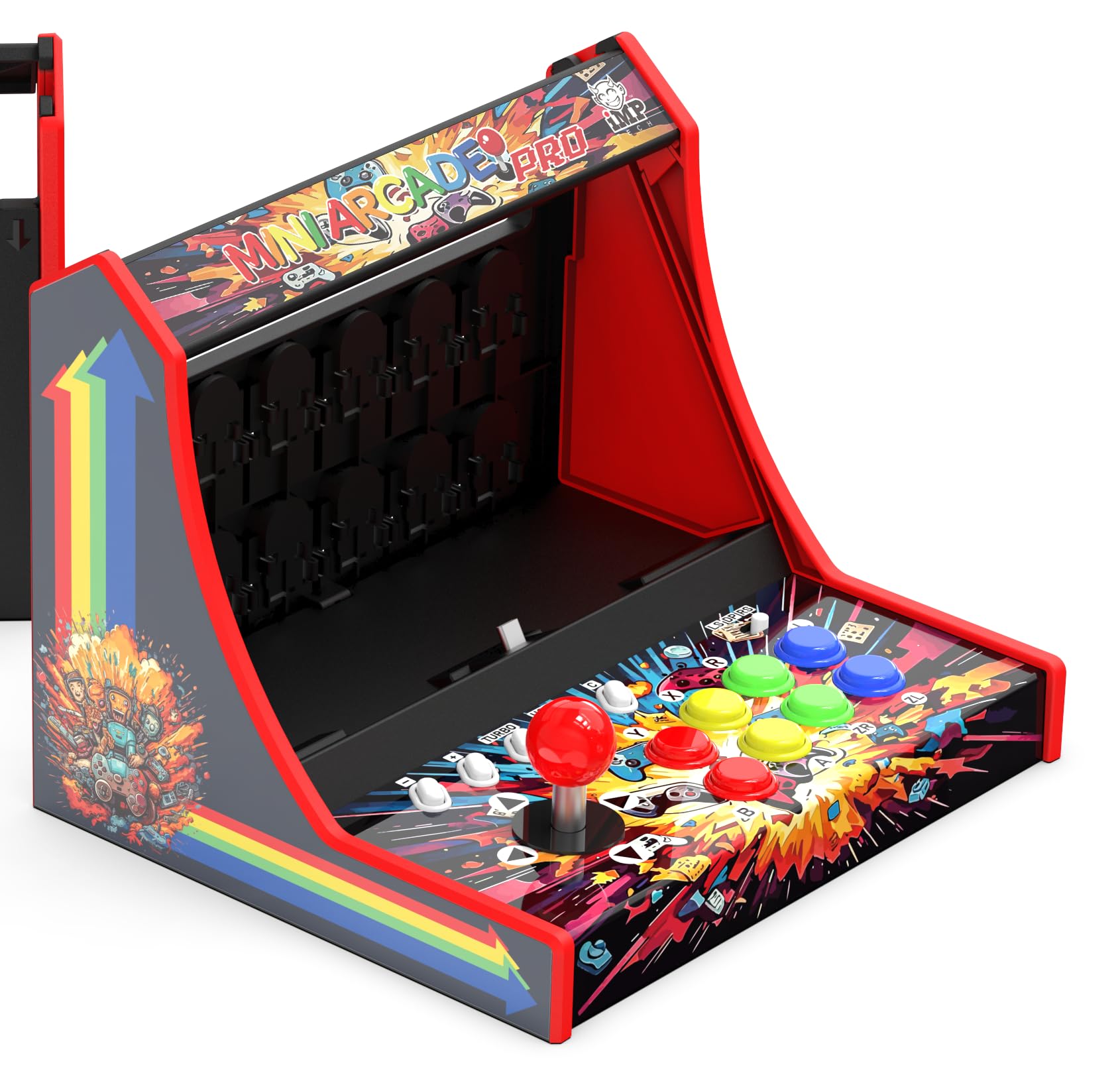 Mini Arcade Pro - Retro Game Cabinet for Nintendo Switch, Switch OLED, and Switch 2 4