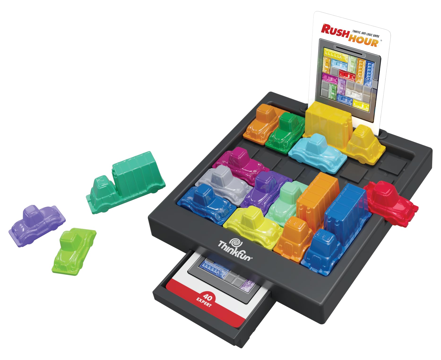 ThinkFun Rush Hour Traffic Jam Logic Brain Challenge Game 3