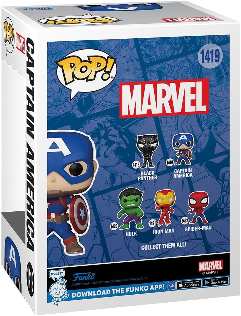 Funko Pop! Marvel: Captain America - Marvel Comics - Vinyl Figure 4