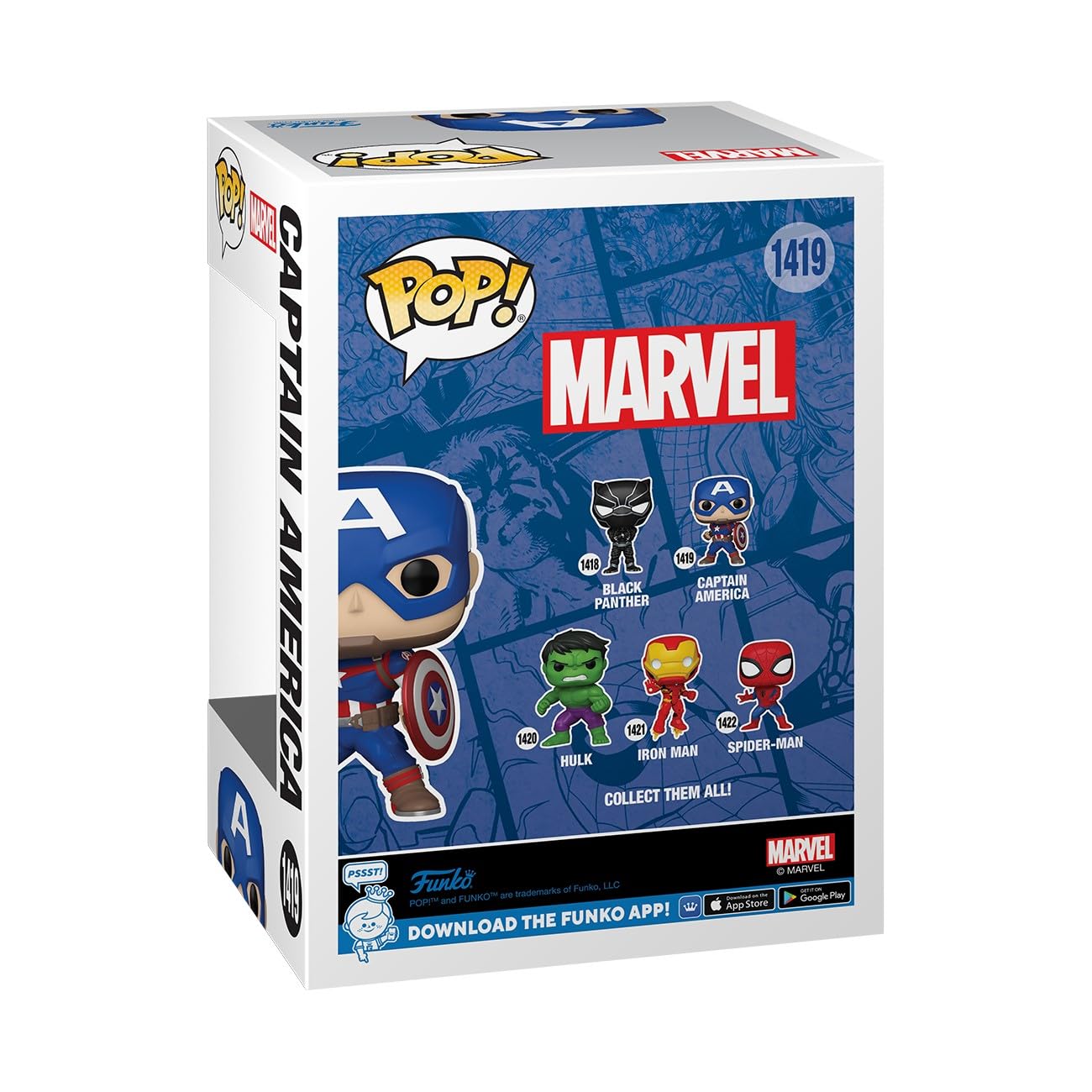 Funko Pop! Marvel: Captain America - Marvel Comics - Vinyl Figure 10