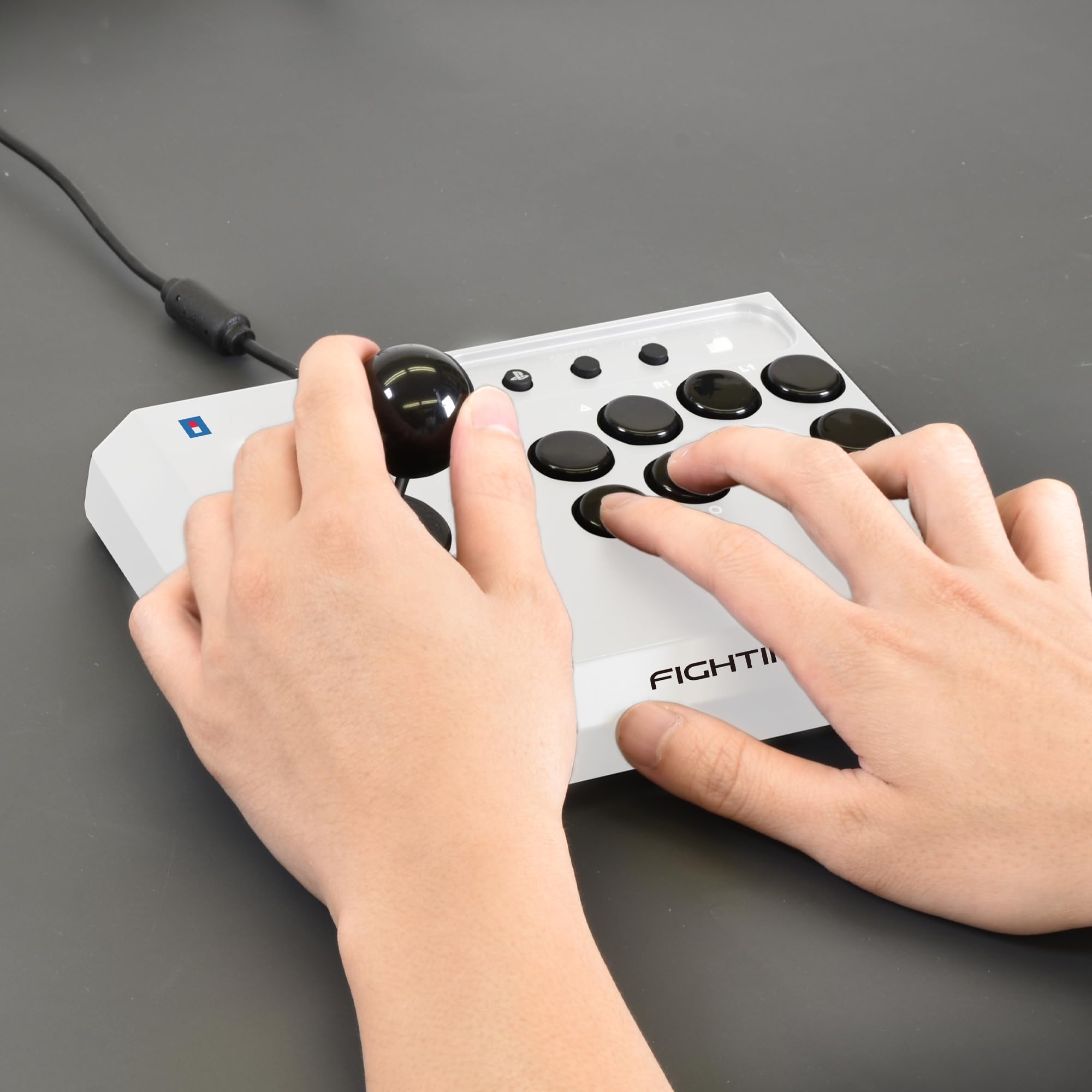 HORI Fighting Stick Mini for PS5, PS4, and PC - Officially Licensed by Sony 5