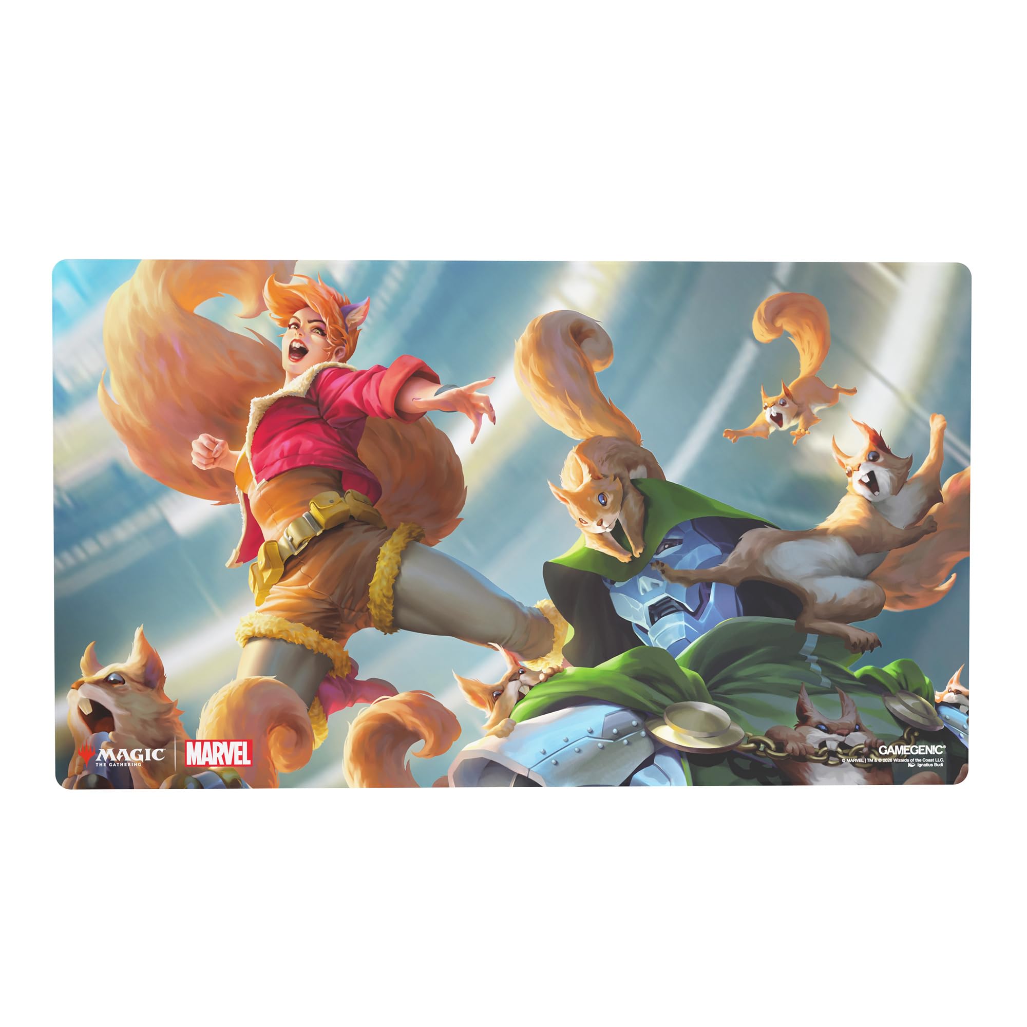 Gamegenic Magic: The Gathering Marvel Super Heroes Prime Playmat - Go Nuts! | Official Licensed Design | 53 x 35.3 cm 1
