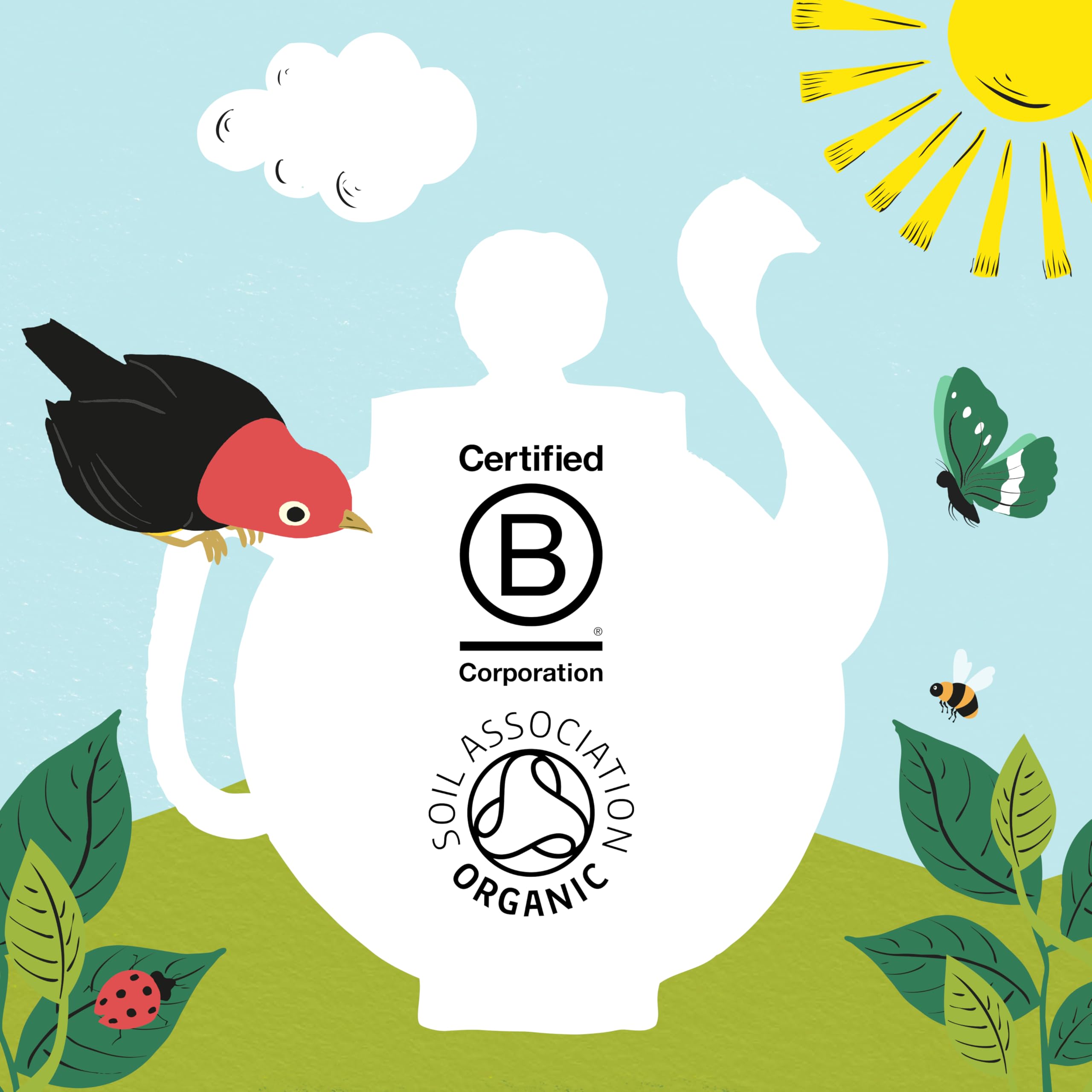 Clipper Organic Everyday Fairtrade Teabags | 80 Black Tea Bags | Unbleached, Biodegradable 18