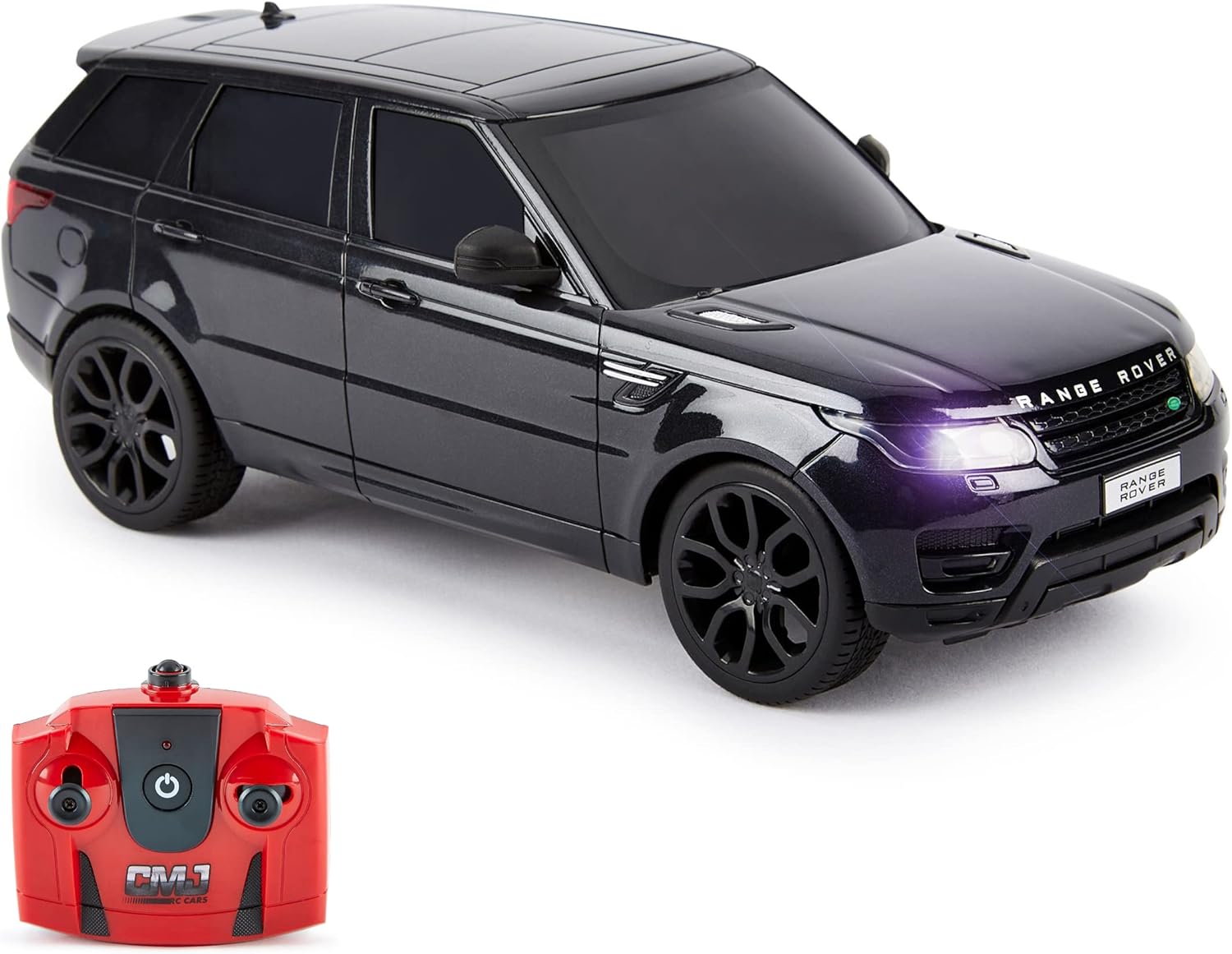 CMJ RC Cars TM Range Rover Sport 1:24 Scale Remote Control Car with LED Lights