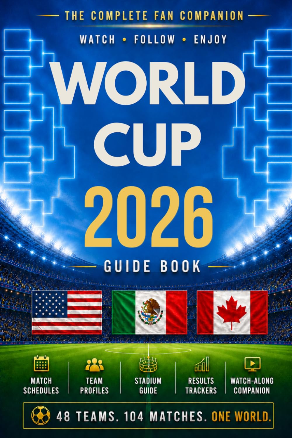 Sportfront Publishing World Cup 2026 Guide Book - Team Profiles, Group Previews, Stadium Guide | Paperback