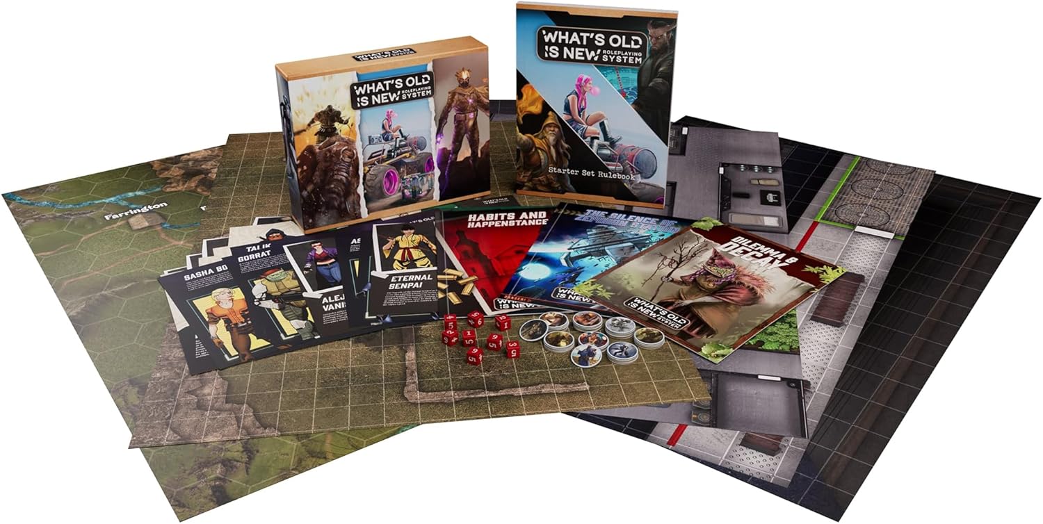 Modiphius WOIN Starter Box Set - What's Old Is New Roleplaying System 3