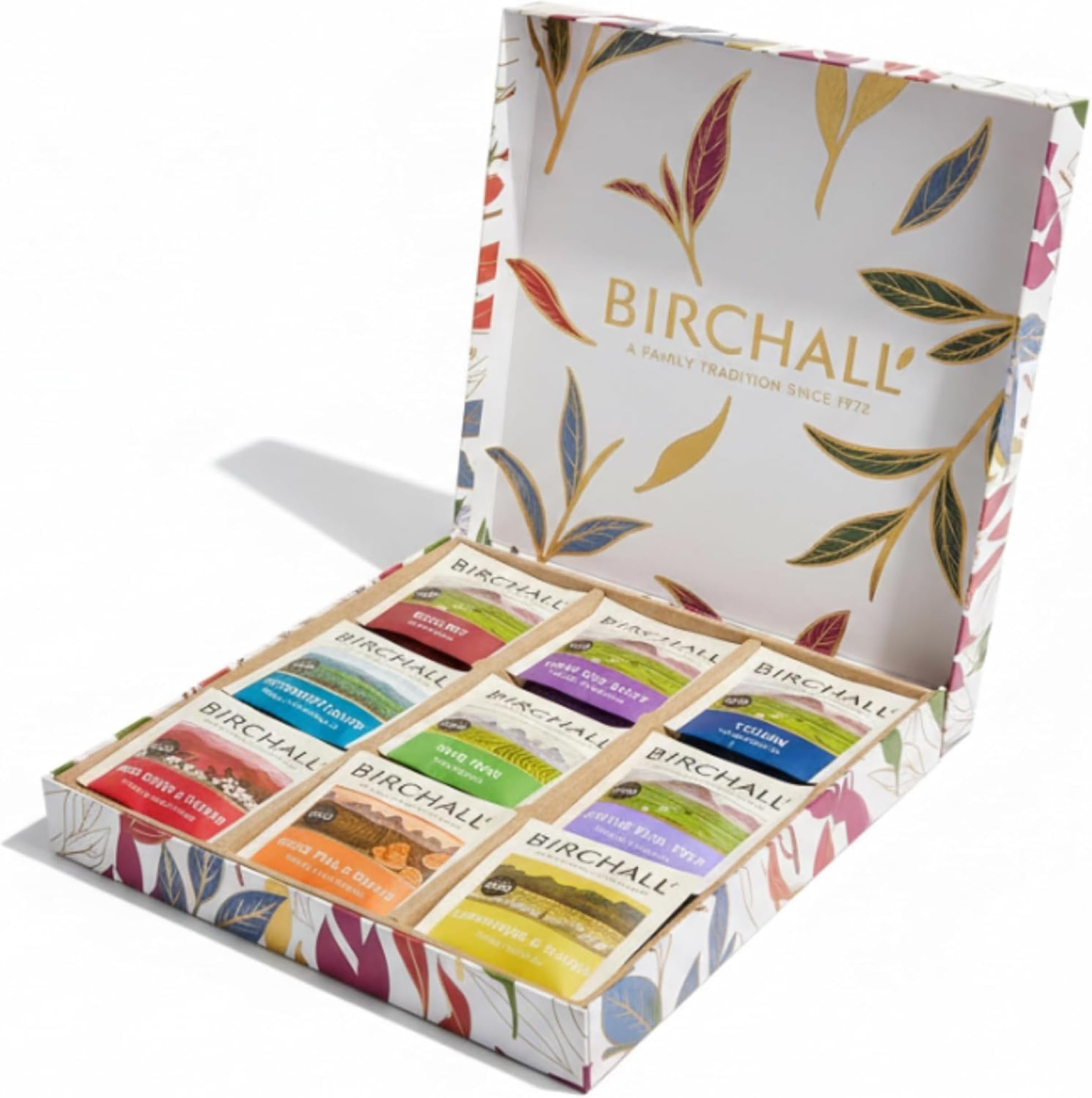 Birchall Tea Collection Box - 9 Unique Flavors | 36 Premium Teabags | Medium Caffeine 2