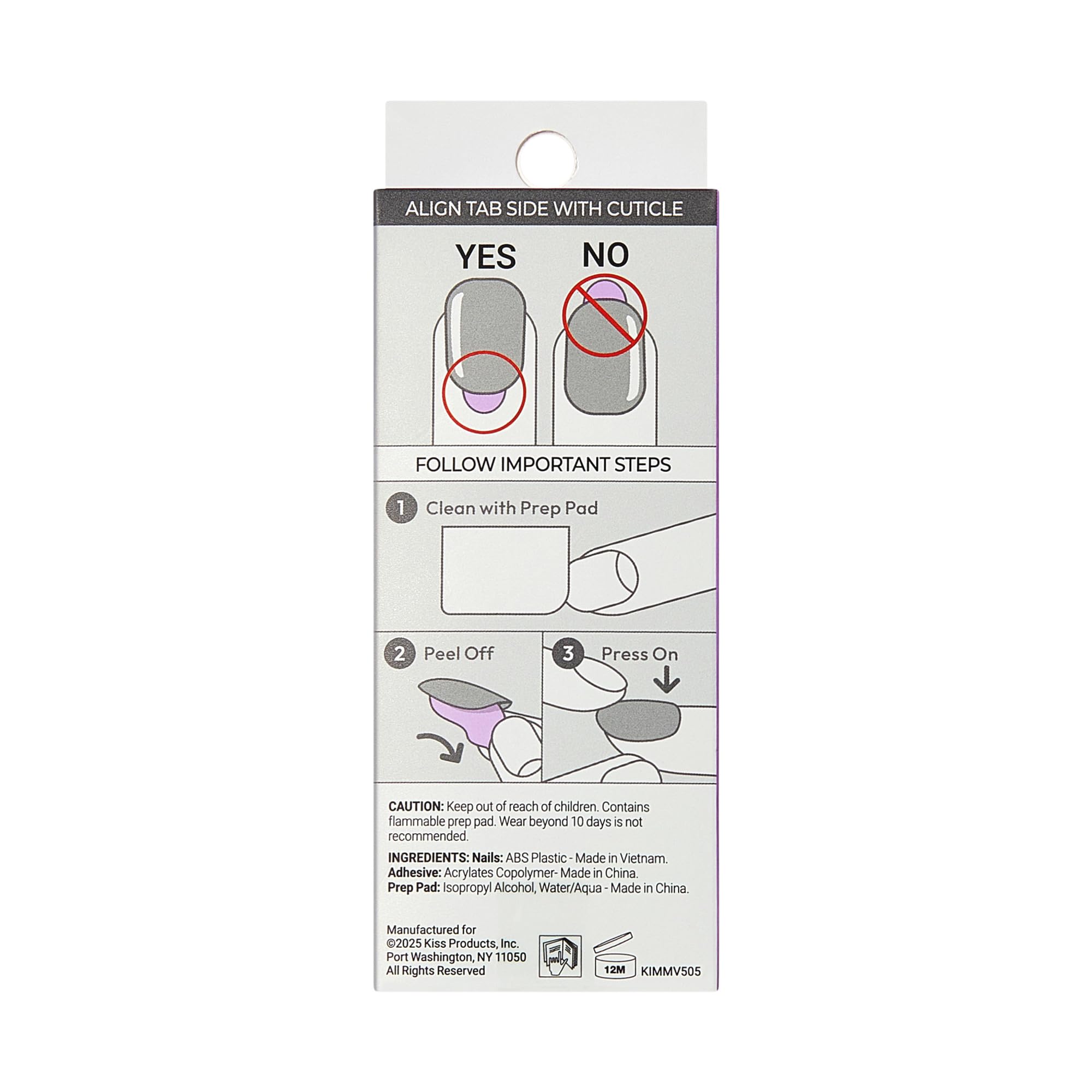 imPRESS Nails - CHILLS White Almond Medium Squoval Glossy Press-On Nails | 30 Count 9