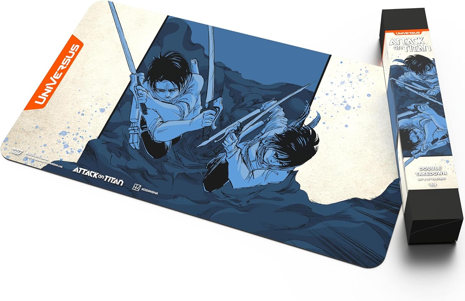 UniVersus Attack on Titan: Origins of Power Double Takedown Playmat 24 x 14 3