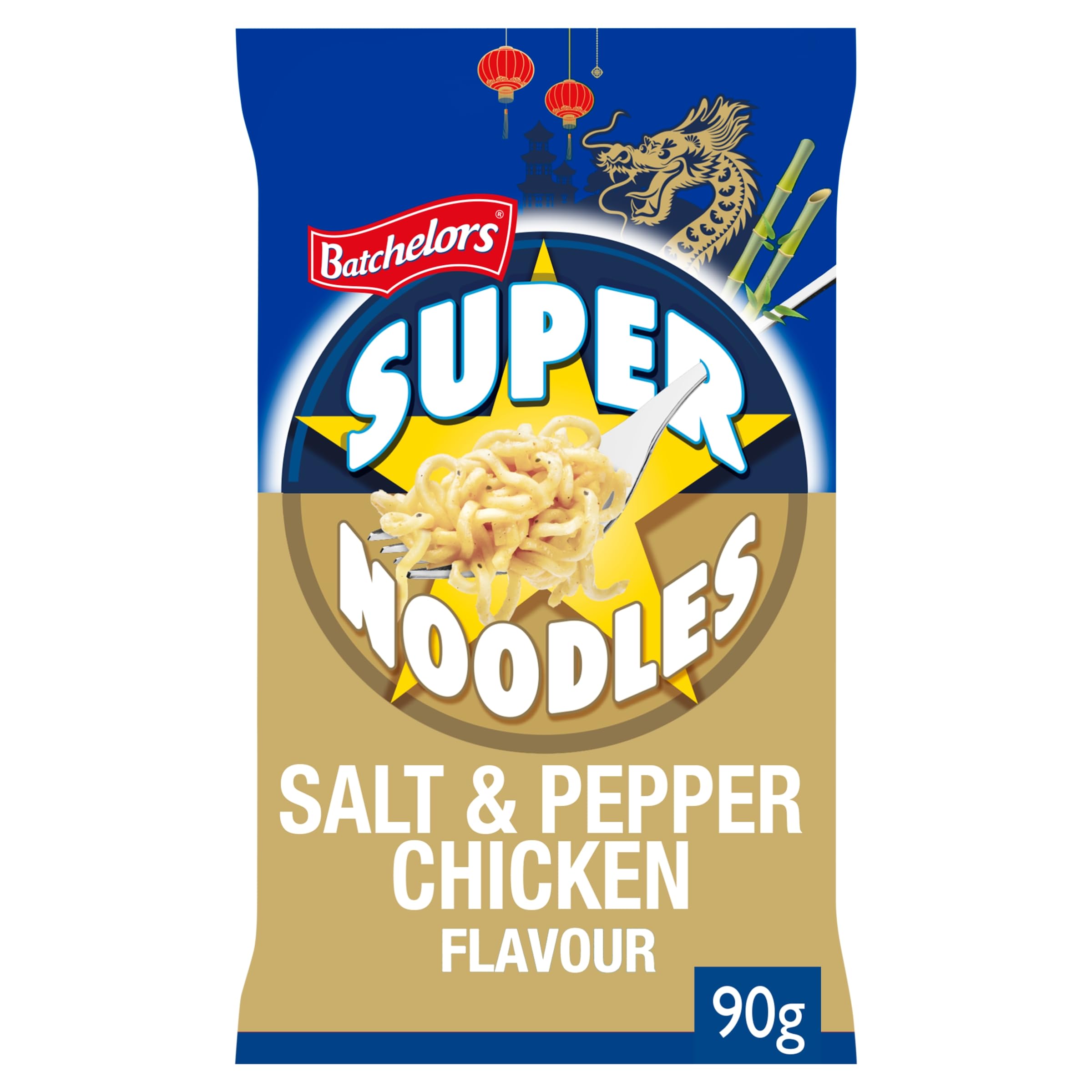 Batchelors Super Noodles Chinese Salt & Pepper Chicken Flavour Instant Snack