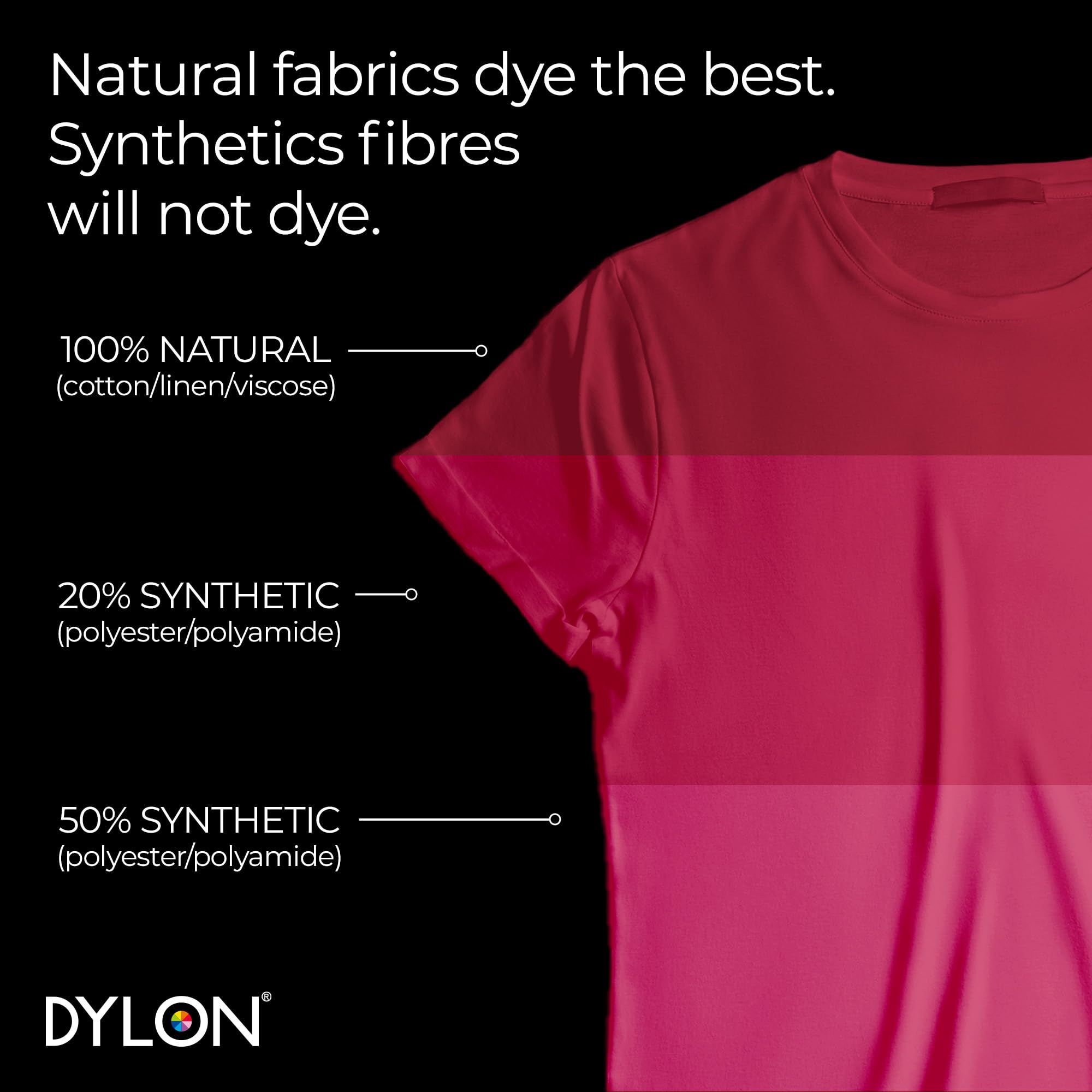 DYLON - Washing Machine Fabric Dye Pod for Clothes & Soft Furnishings 350g – Tulip Red 11