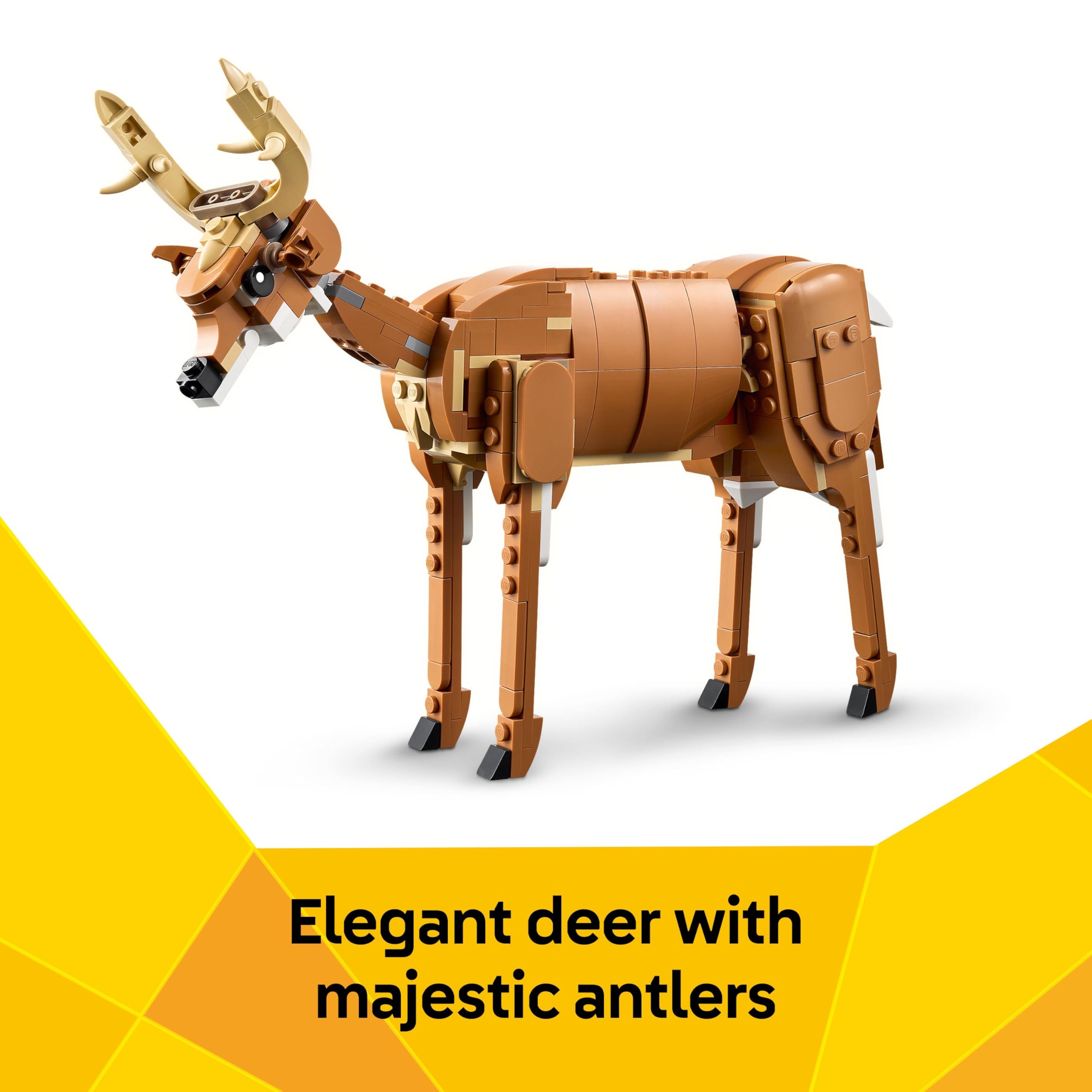 LEGO Creator 3in1 Beautiful Horse Toy - 3 Animal Building Sets for Ages 9+ 4