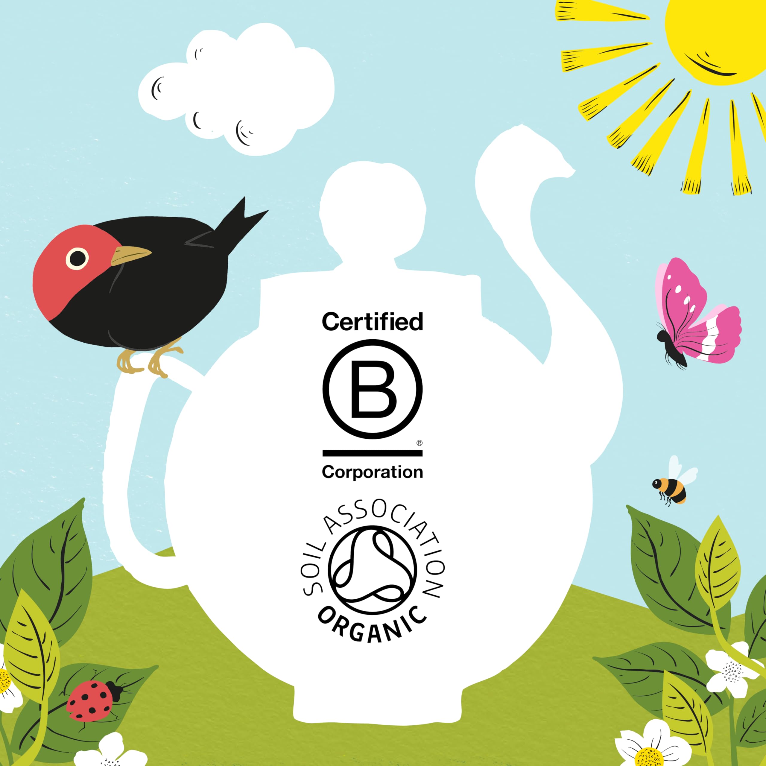 Clipper Organic Herbal & Green Tea Selection Gift Box - 45 Plastic-Free Tea Bags 3