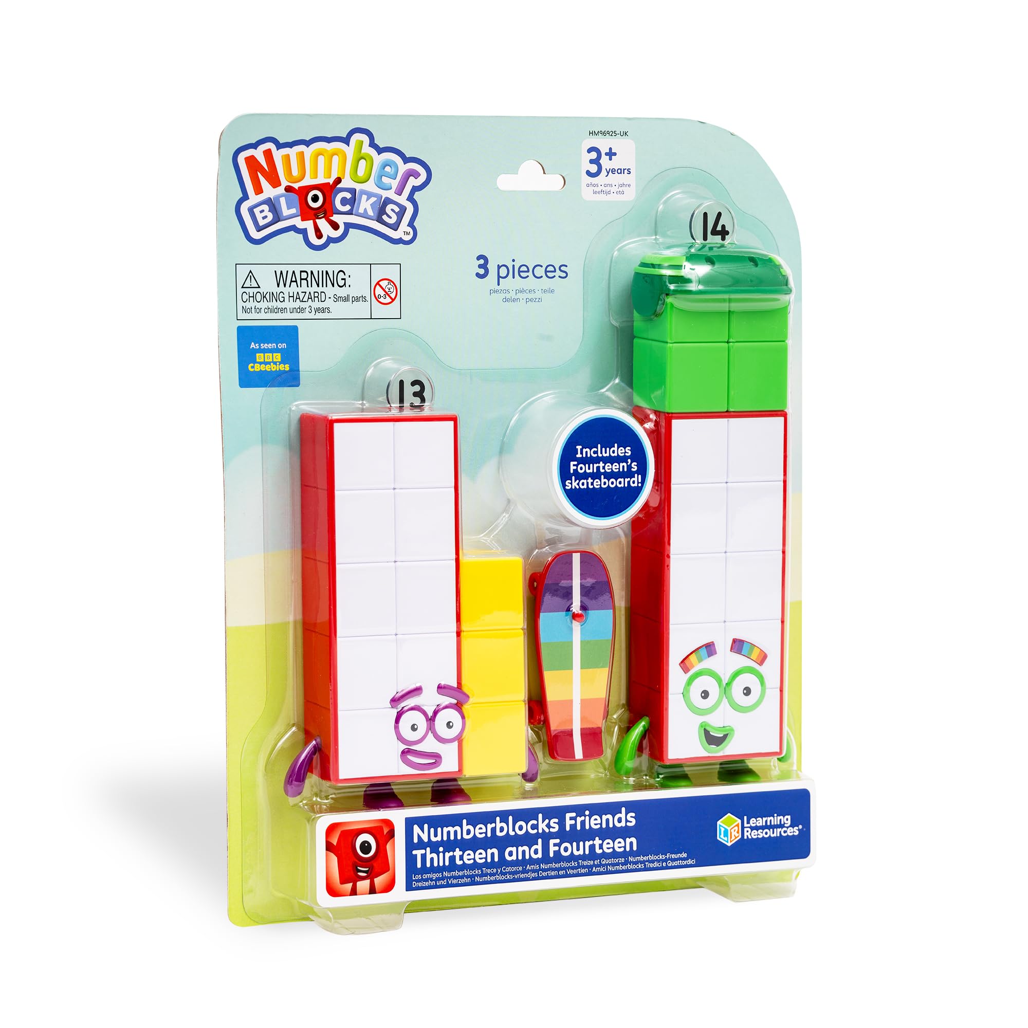 Learning Resources Numberblocks Thirteen and Fourteen Figure Set - Educational Playset for Kids 3-7 Years 5