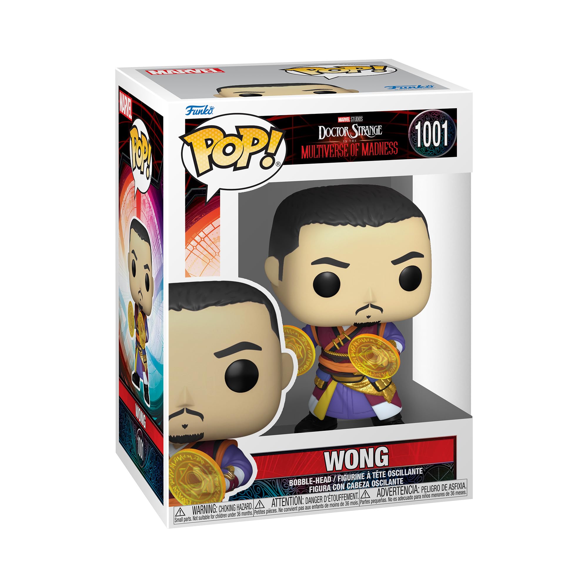 Funko Pop! Doctor Strange in the Multiverse of Madness - Wong Vinyl Figure #1001 3
