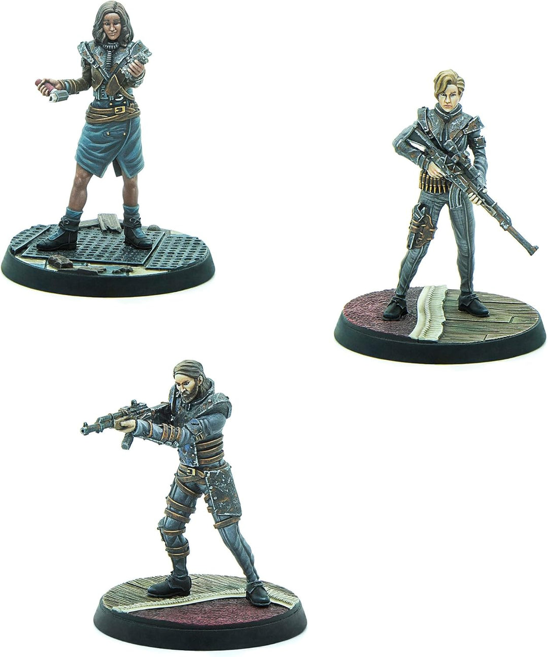 Modiphius Entertainment Fallout: Wasteland Warfare Raiders - Operators Bosses Miniatures Set (232035)