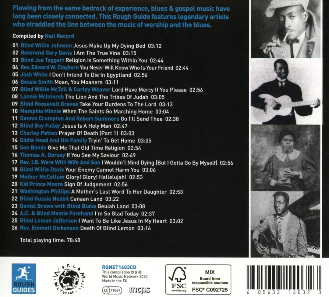 Various Artists - The Rough Guide to Spiritual Blues [Audio CD]