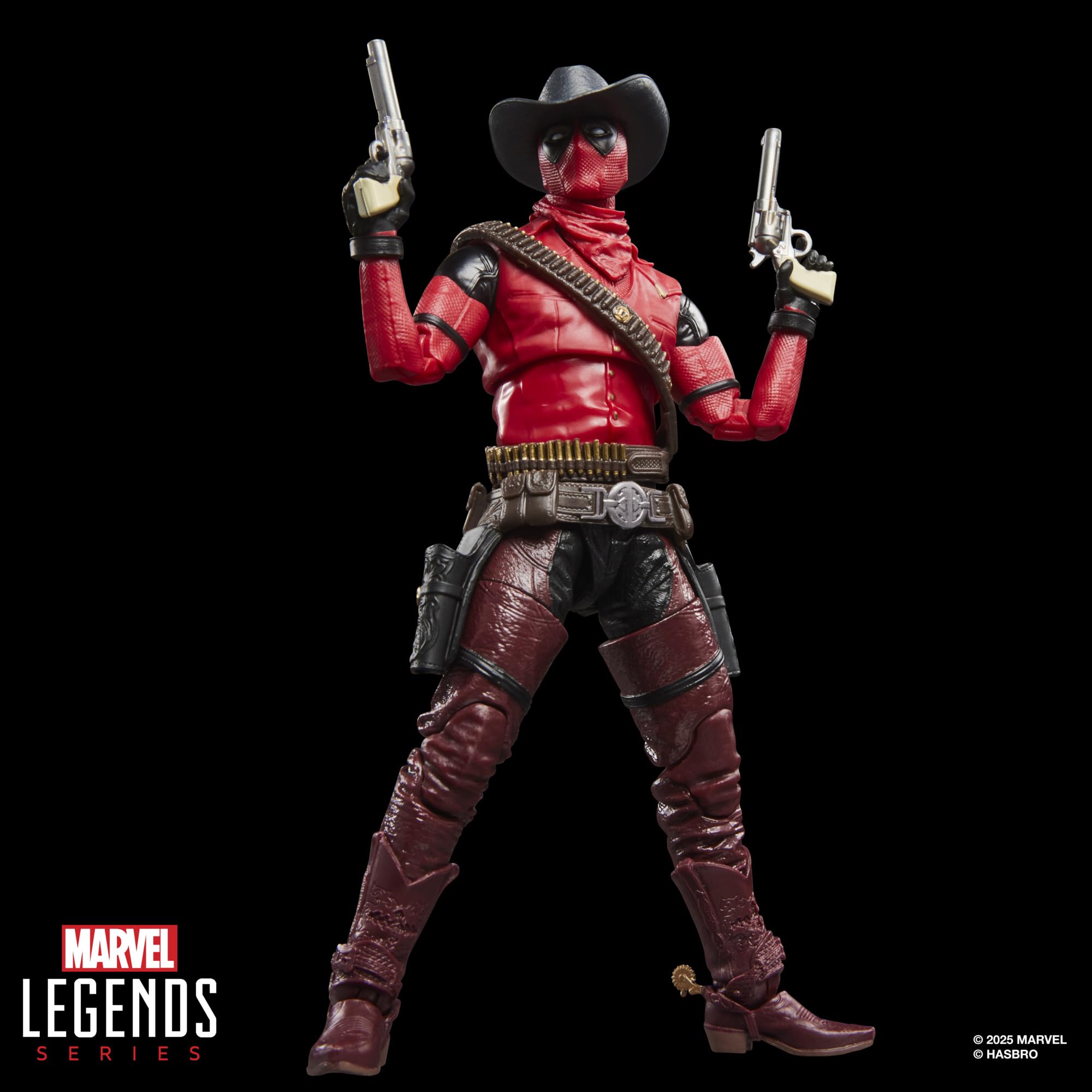 Marvel Cowboypool Action Figure - 6-Inch Scale | 20+ Points of Articulation | 7 Accessories 4