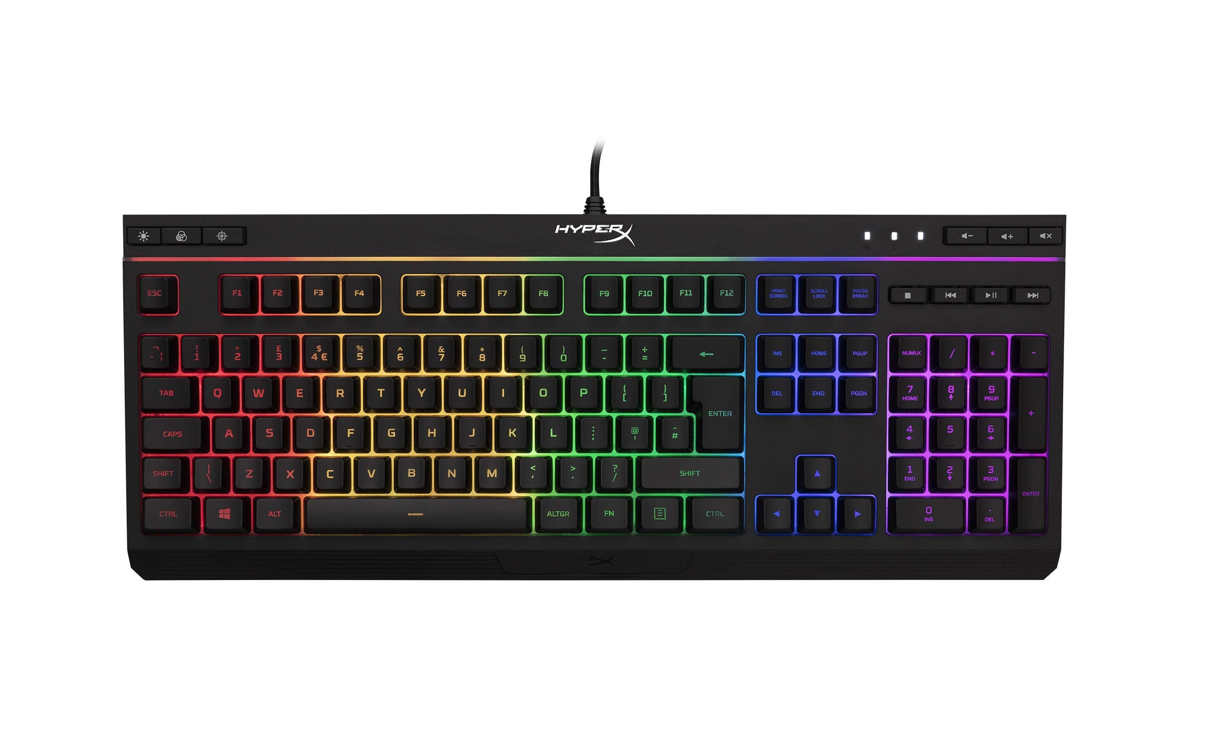 HyperX Alloy Core RGB Membrane Gaming Keyboard - UK Layout