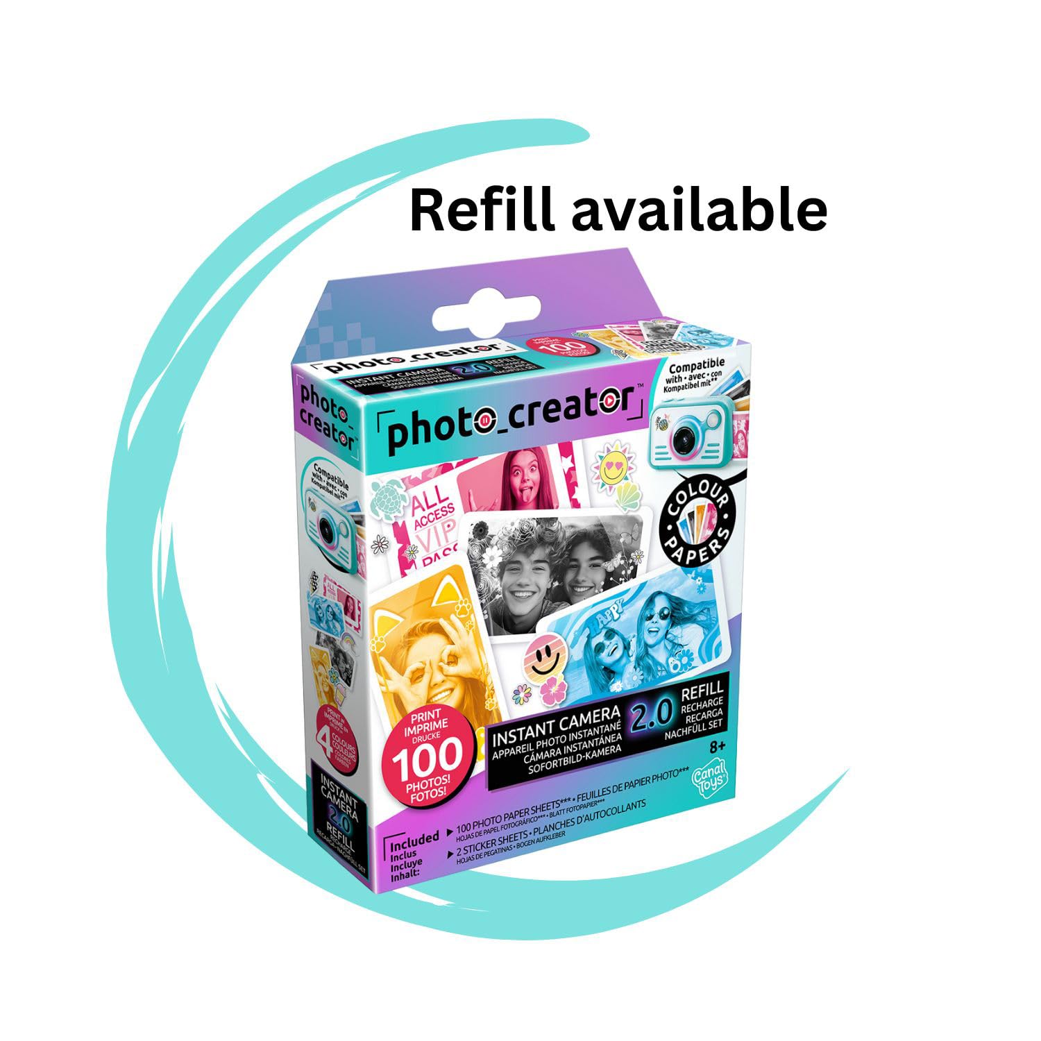 Photo Creator Instant Print Camera 2.0 - 32MP Digital Camera with 3" Touchscreen & Real Photo Prints 19