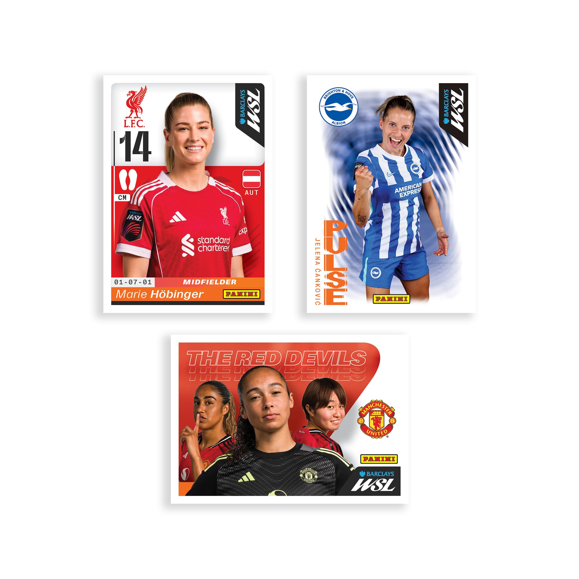 Panini Barclays Women’s Super League Official Sticker Collection 2026 Multipack 3