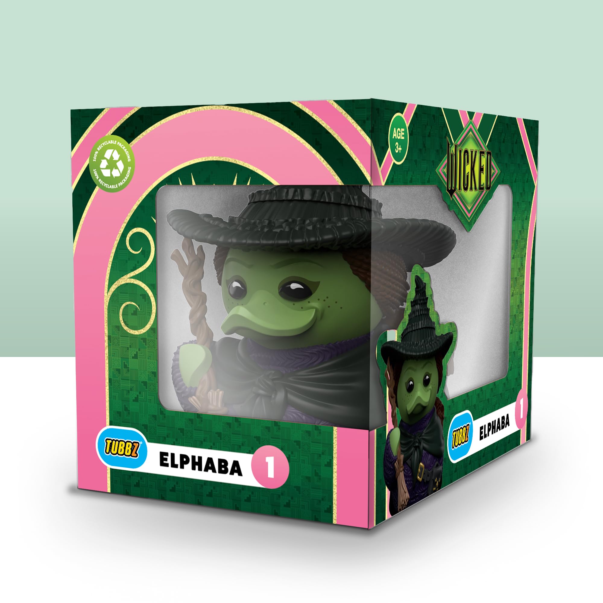 TUBBZ Boxed Edition: Wicked - Elphaba Thropp Cosplaying Rubber Duck Vinyl Figure 8