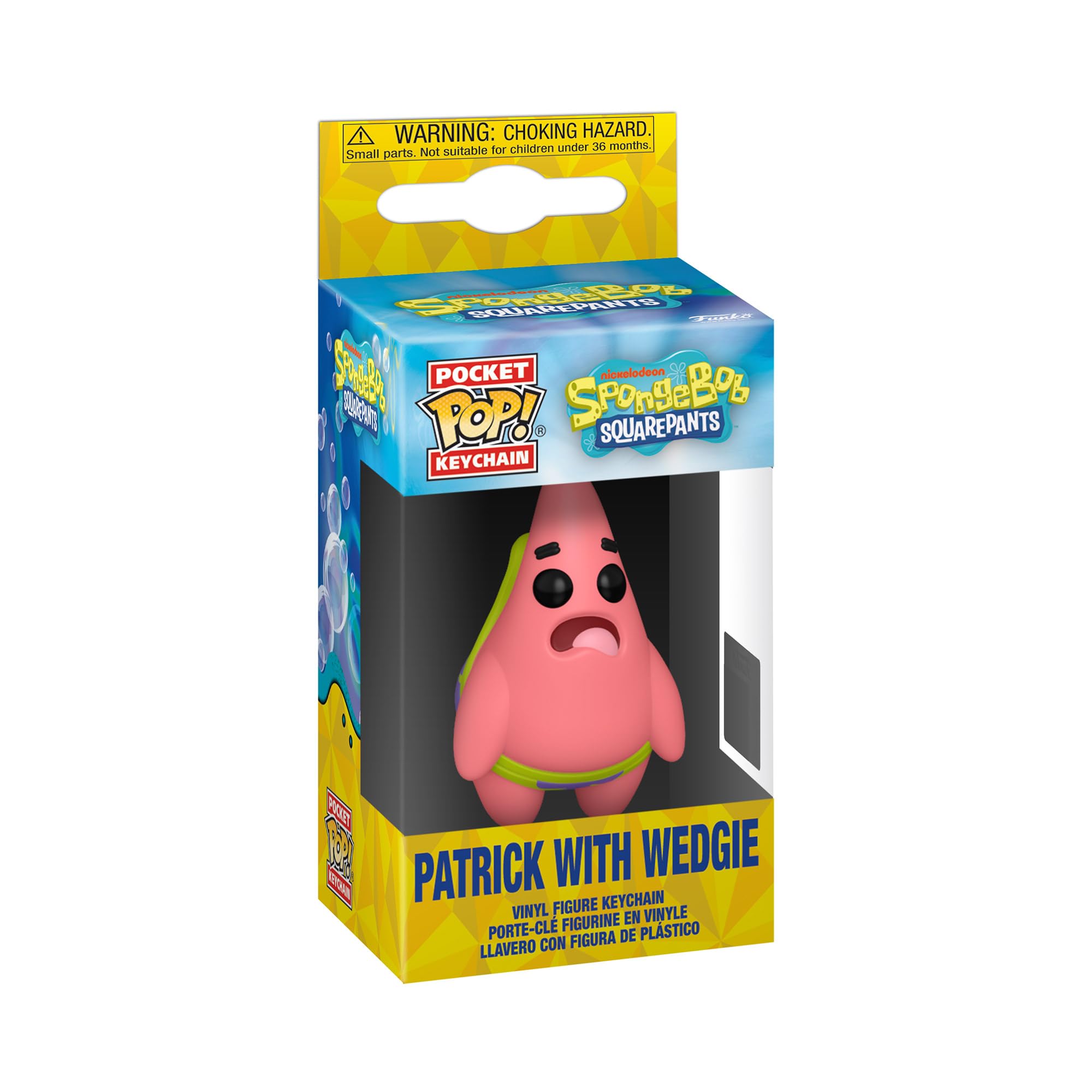 Funko Pop! Keychain - Spongebob Squarepants Patrick Star With Wedgie | Vinyl | Model 84980