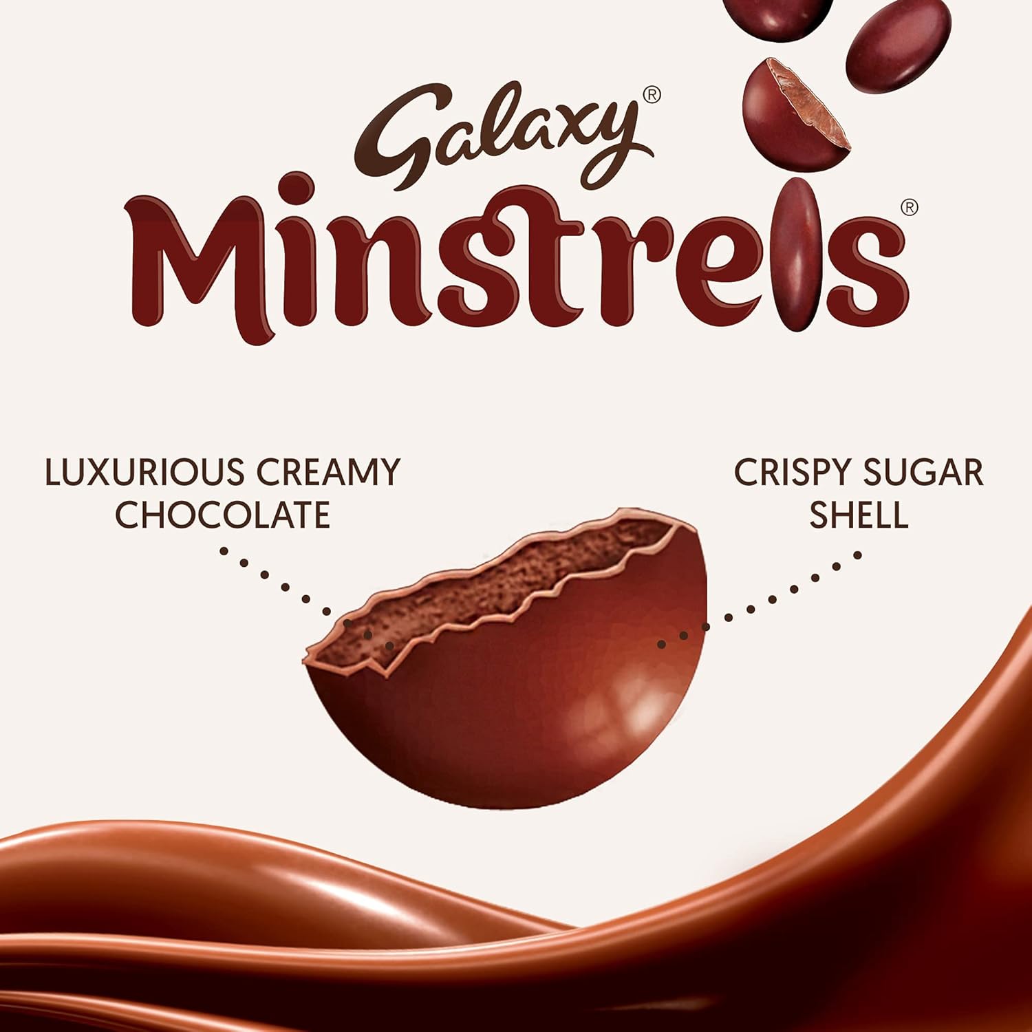 Galaxy Minstrels Milk Chocolate Pouch Bag 118g 3