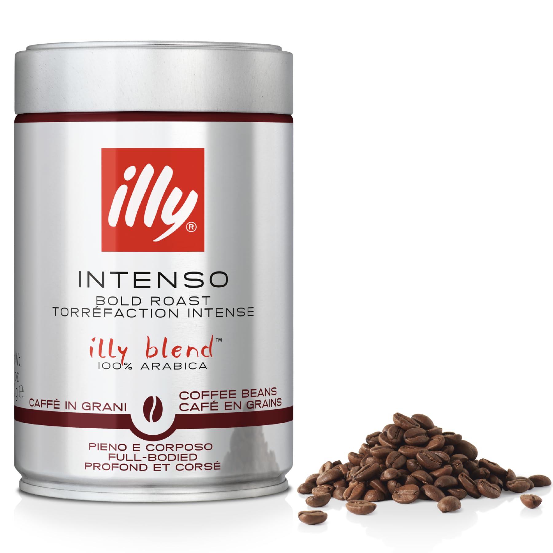 illy Intenso Whole Coffee Beans - Dark Roast Intensity 7/9 | 100% Arabica | 250 g 1