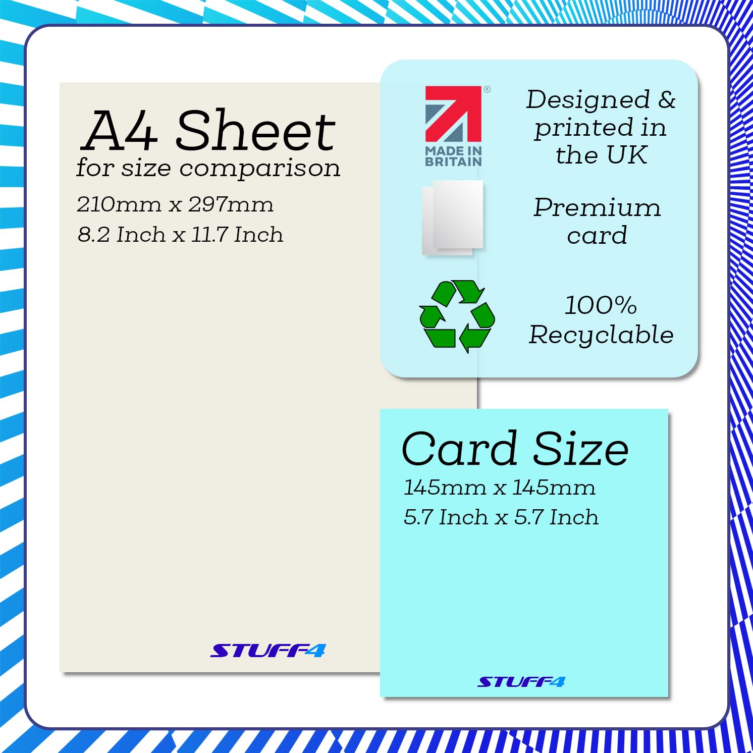 Stuff4 60th Birthday Card for Women - Pink Glitter Balloons | 145mm Square Greeting Card 6