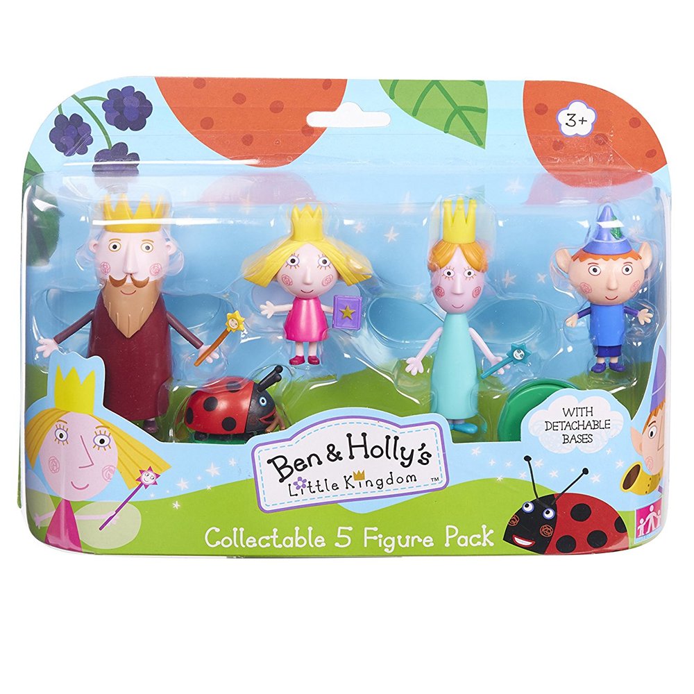 Ben & Holly Five Figure Pack - 5 Collectible Characters with Removable Bases 1