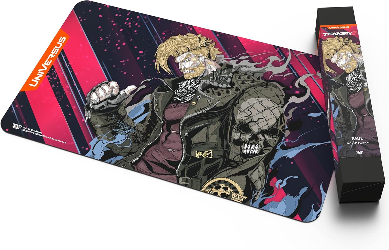 UniVersus Tekken 8 Paul Playmat - 24 x 14 Inches Neoprene Tabletop Mat 5